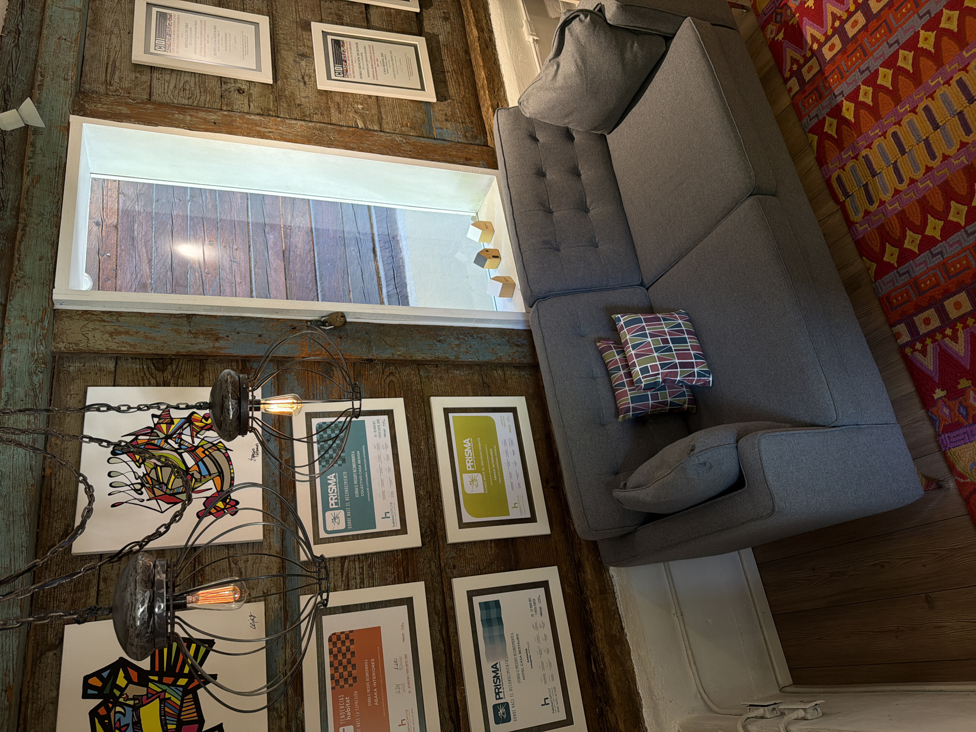 Rustic interior spaces and sunlit courtyards documented in Puebla