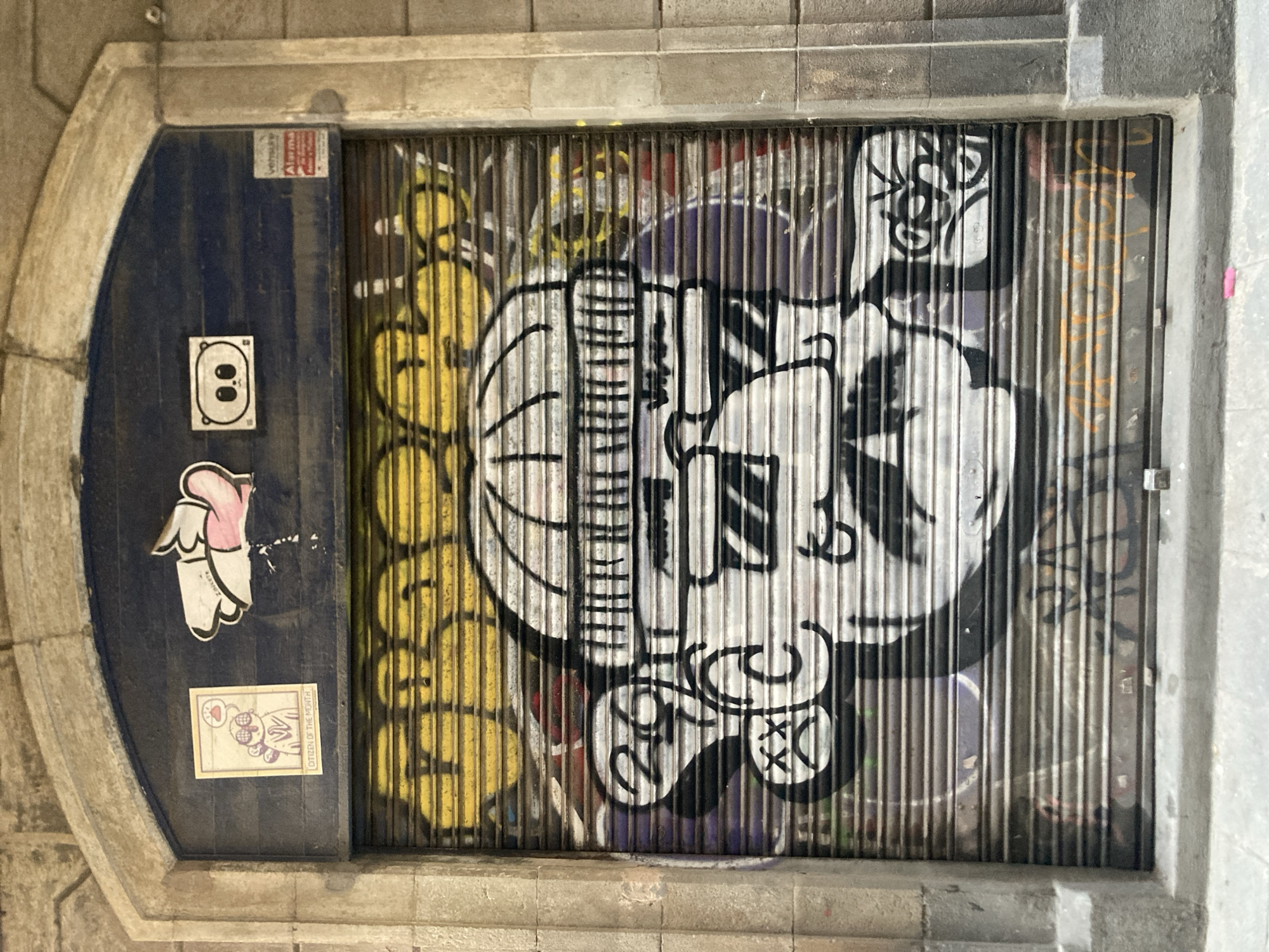 Barcelona street art and architecture on a July afternoon