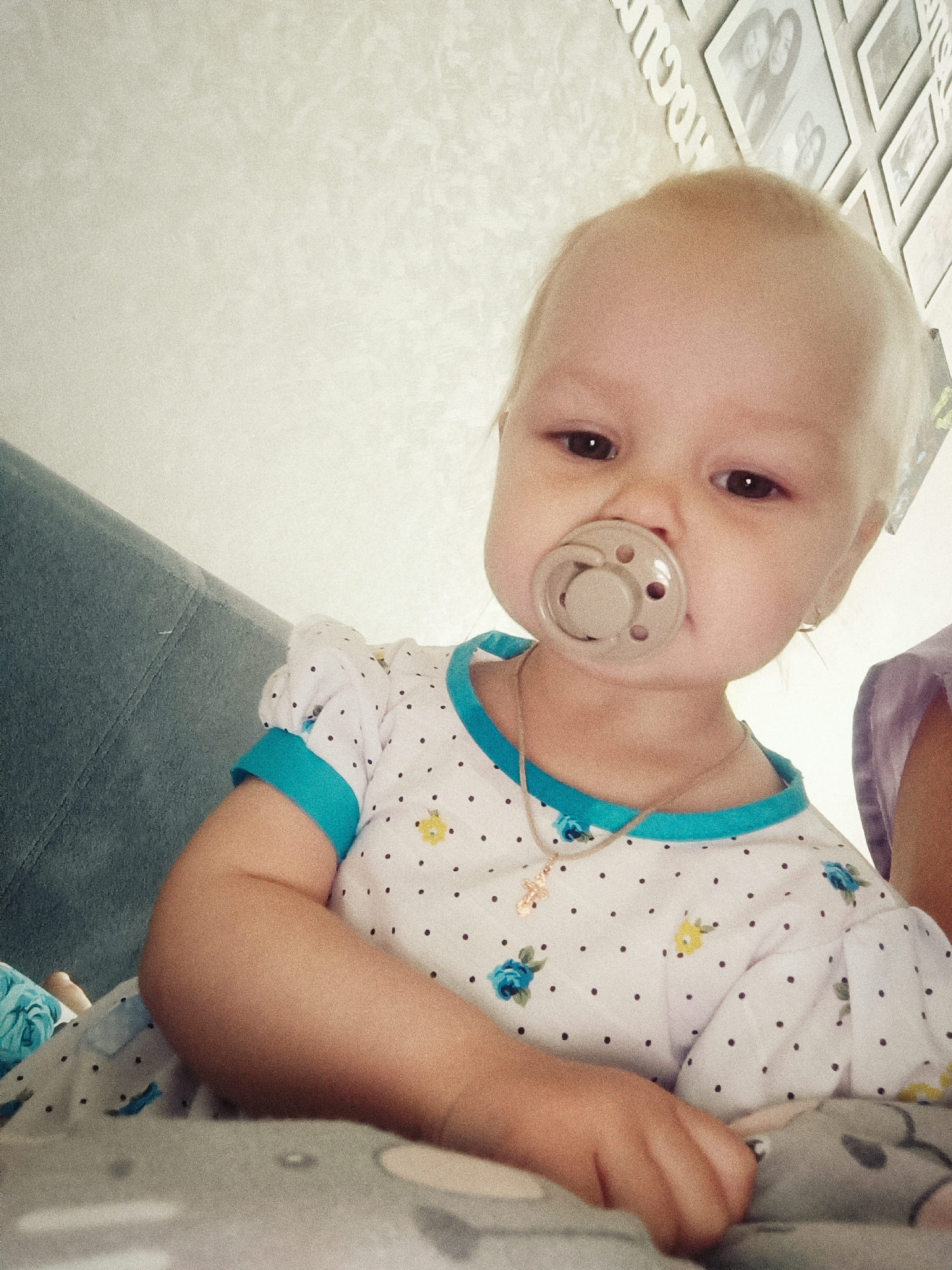 Morning family moments documented in Chaikovsky, Russia household
