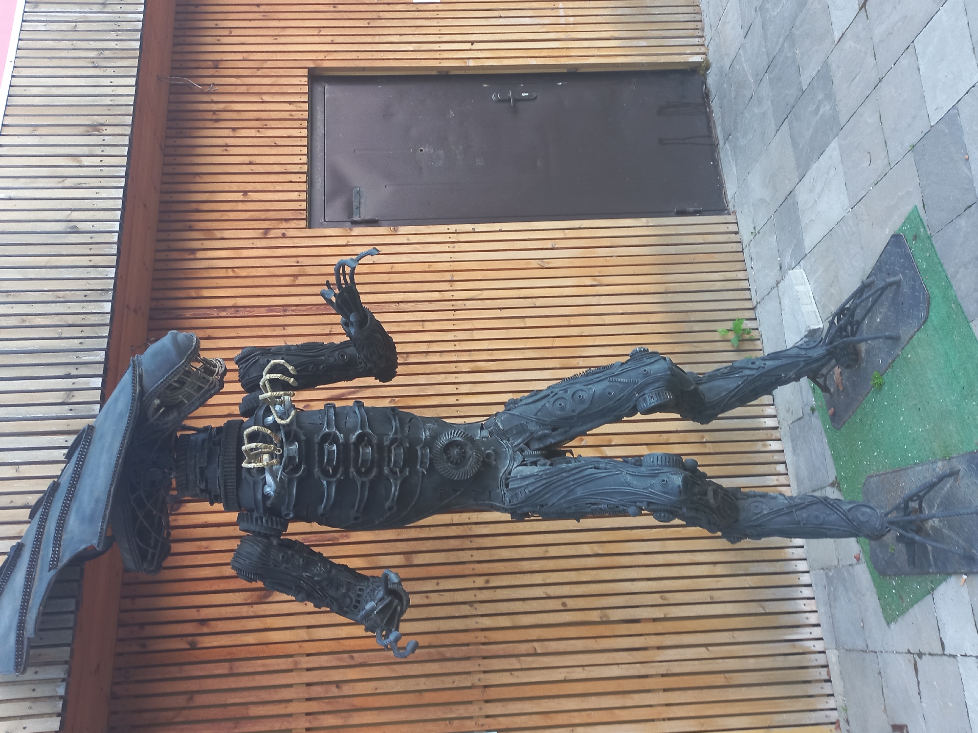 Tourist documents eclectic public art and attractions in Sochi