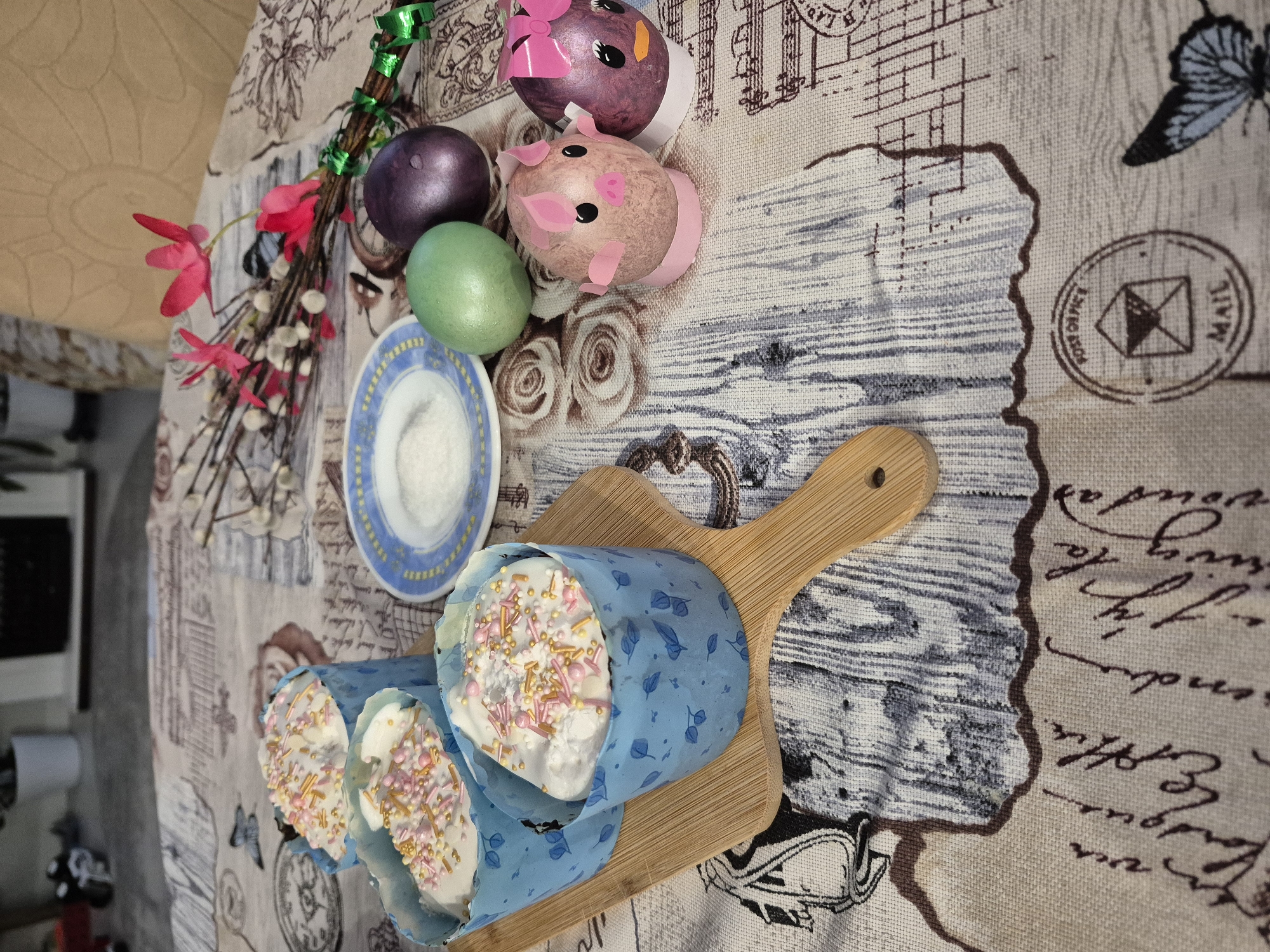 Easter preparations documented in snowy Chaikovsky, Russia