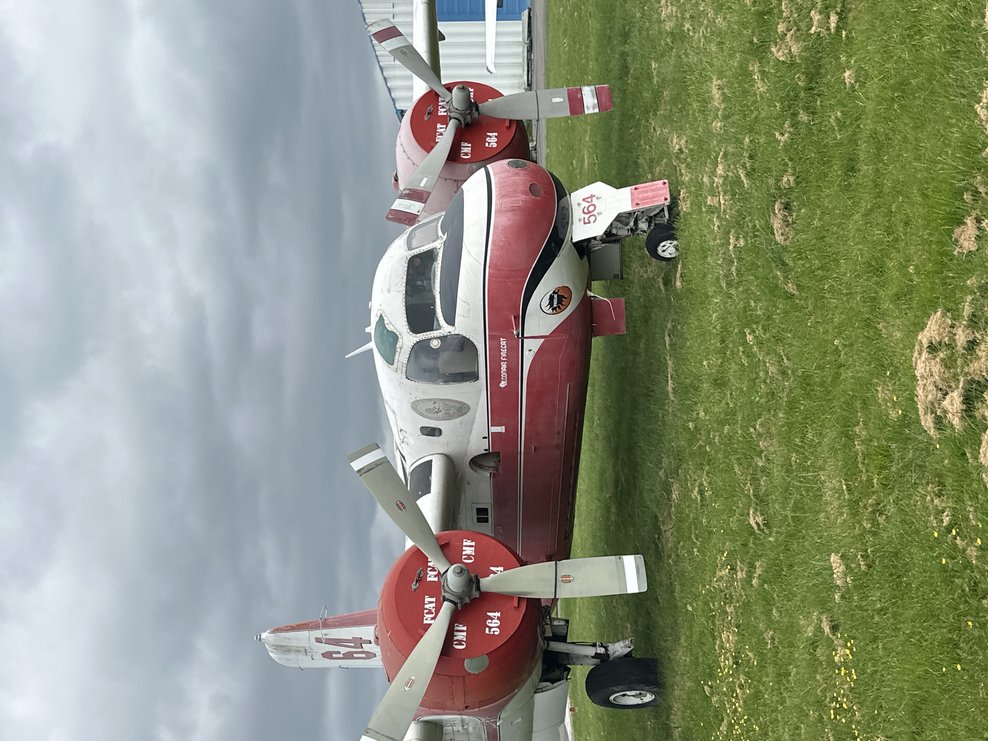 Aircraft maintenance and parking activity observed in Langley