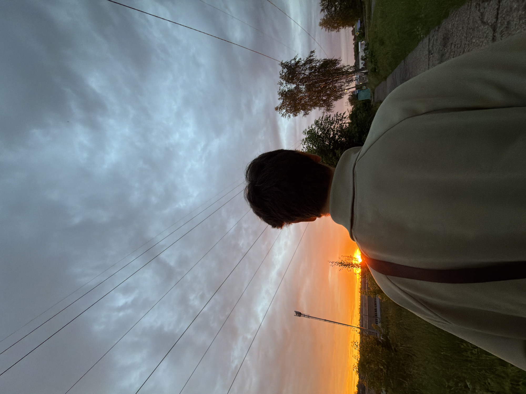 Sunset evening out in Lysva, Russia — golden hour walks and skies