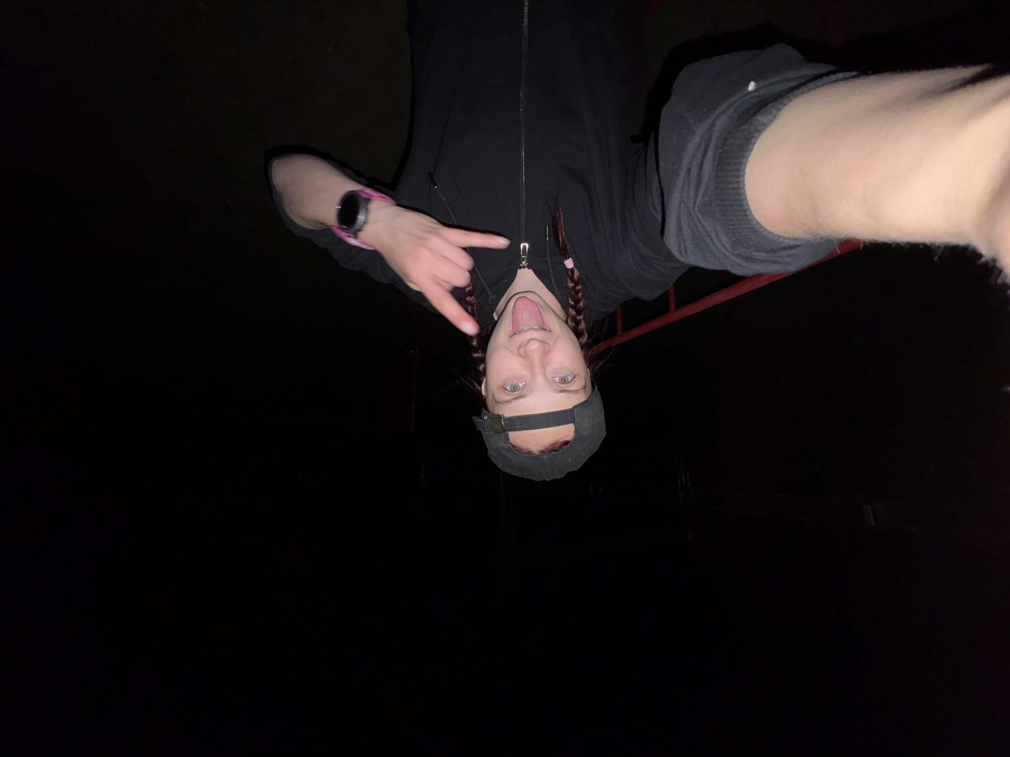 Nighttime gathering documented at illuminated venue in Khvalynsk, Russia
