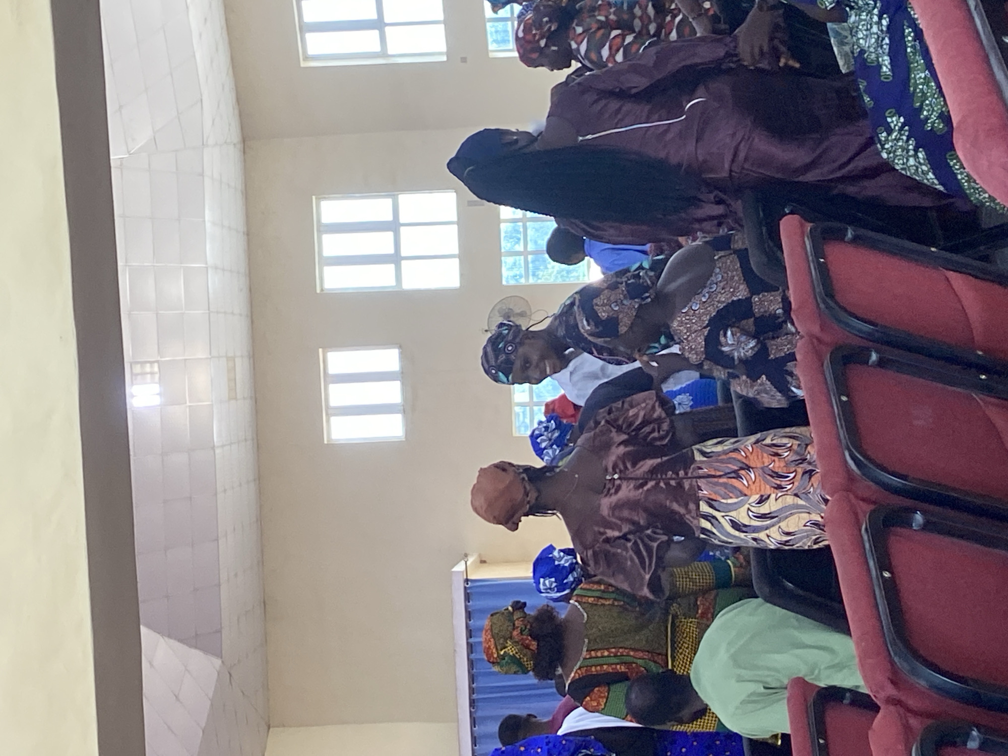 Indoor community gathering held in Mararaba hall