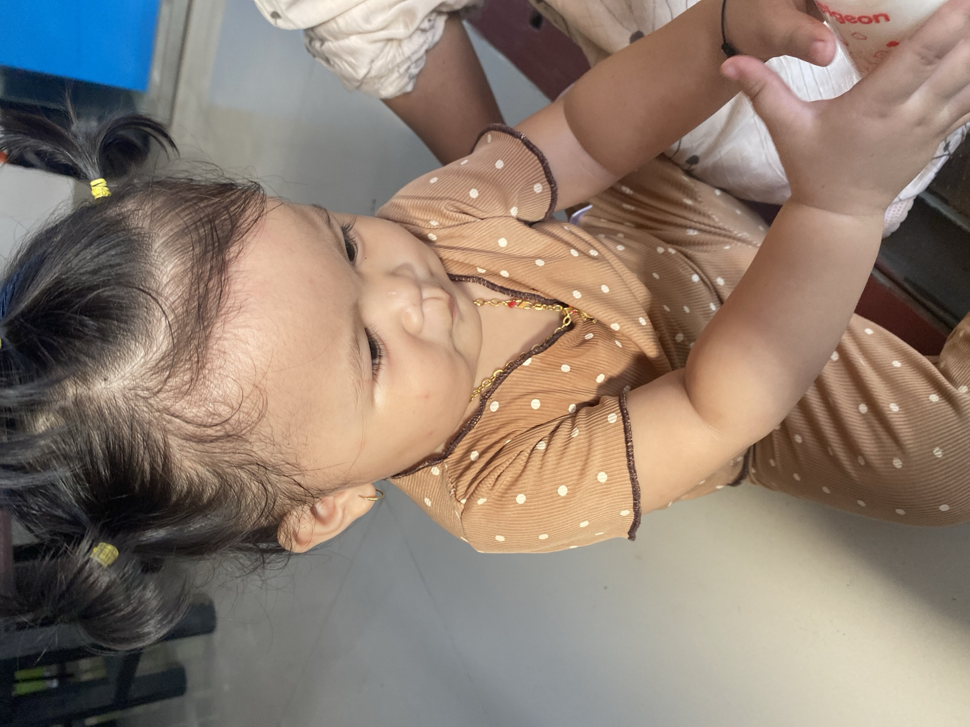Toddler's morning routine captured across home and local errands
