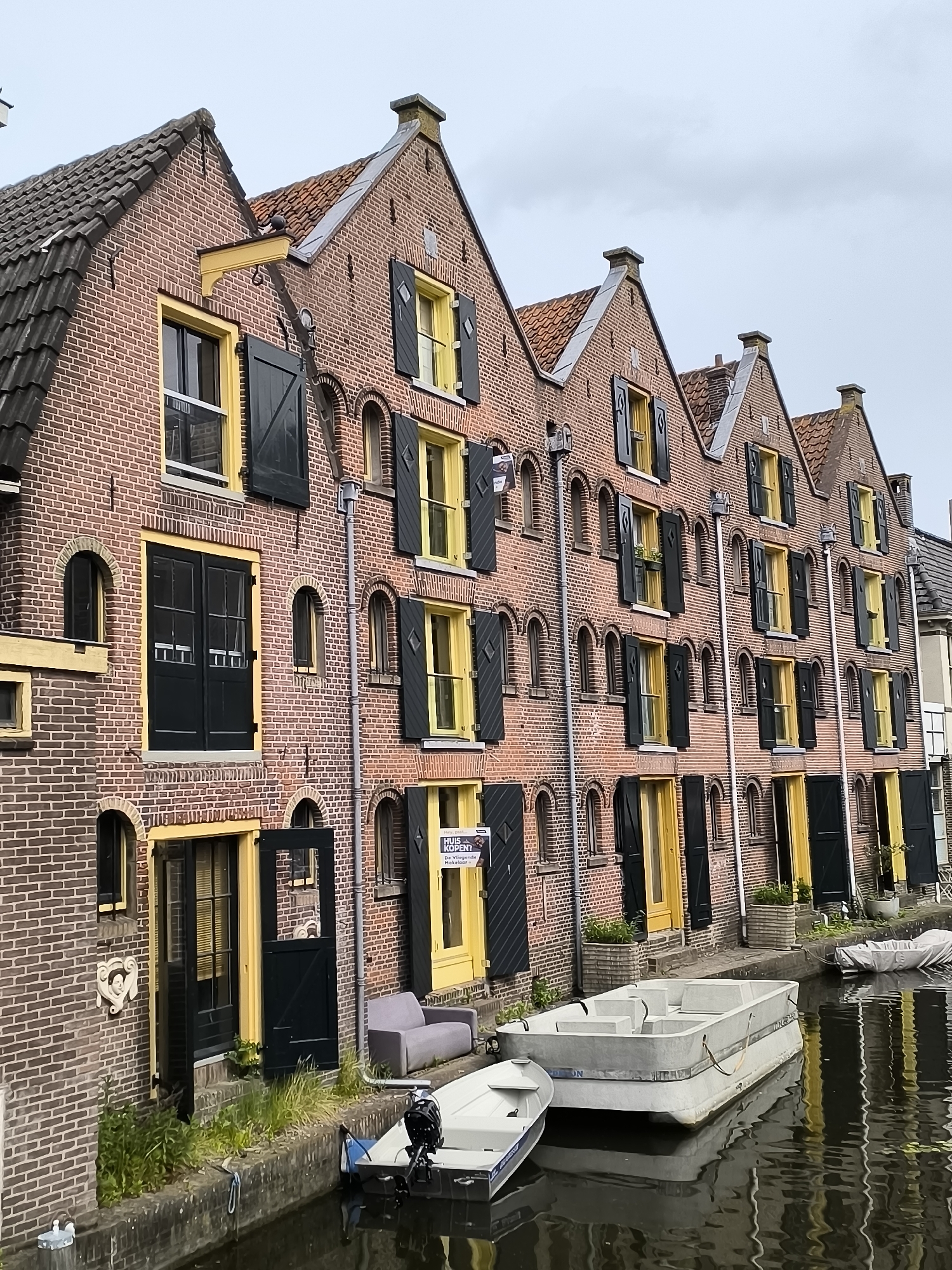 Morning scenes captured along historic Alkmaar canals and streets
