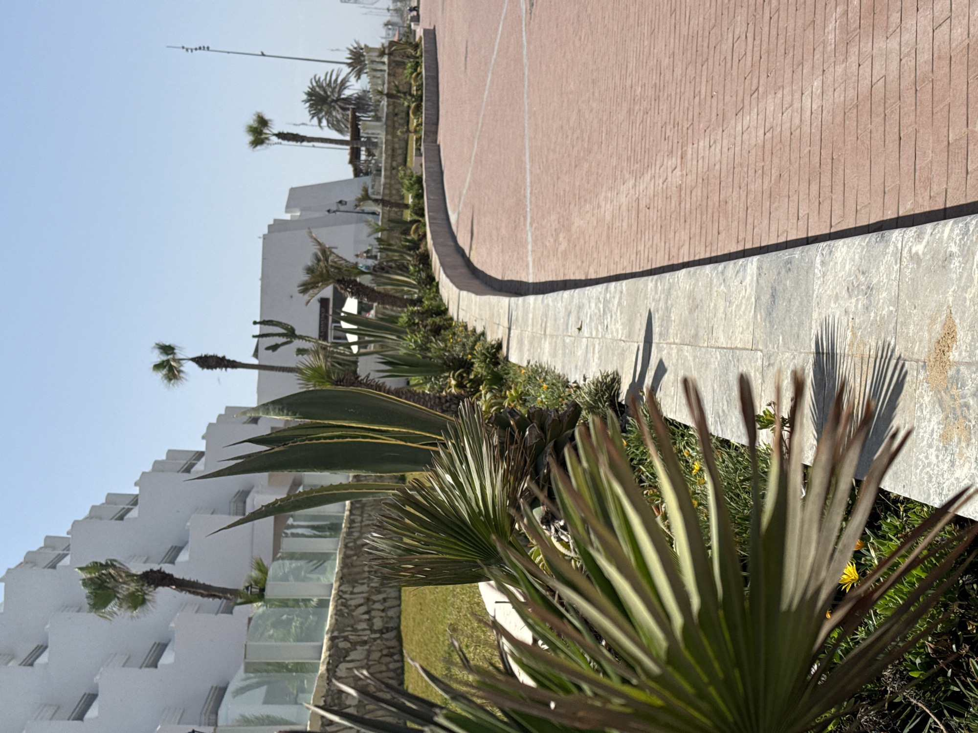 Ordinary beach day captured in Agadir, Morocco coastal scenes