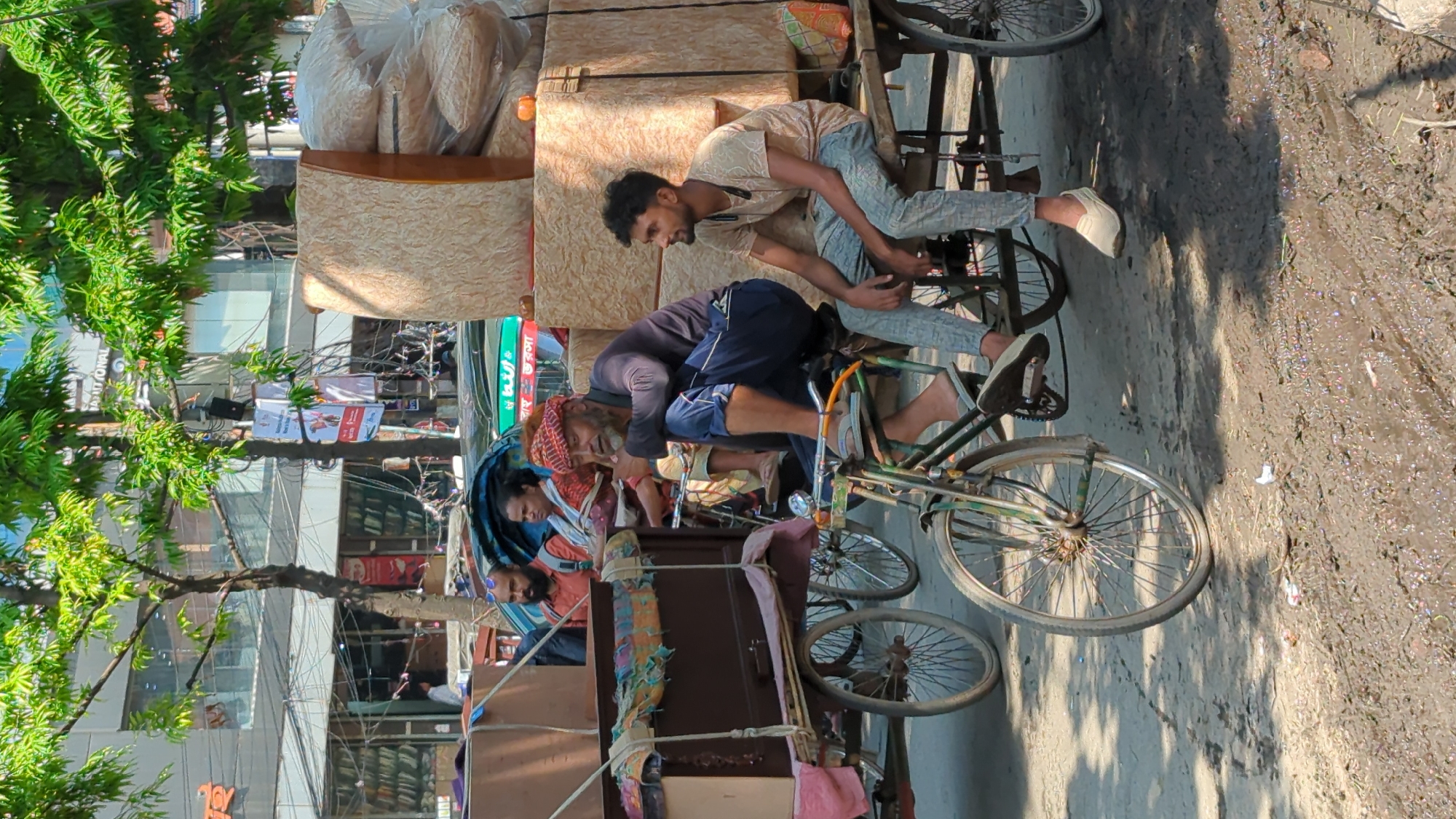 Morning street life documented across Dhaka, Bangladesh