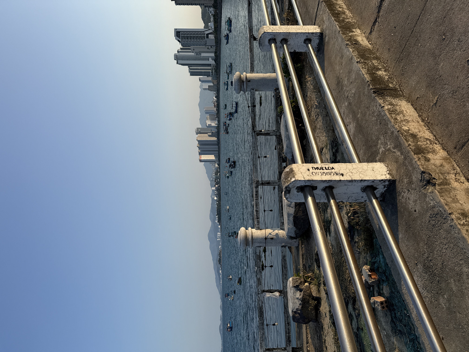 Clear morning view documented at Nha Trang coastal promenade