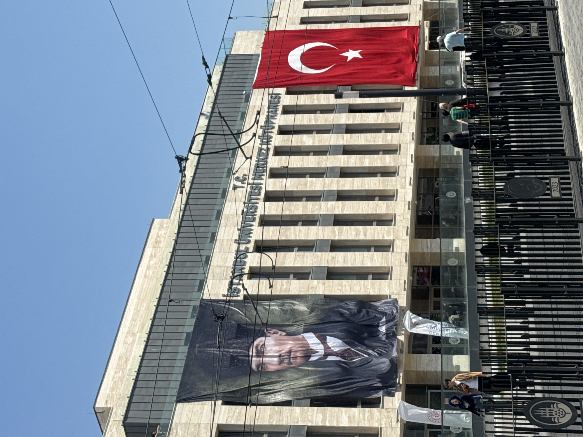 Istanbul university and historic buildings documented by witnesses