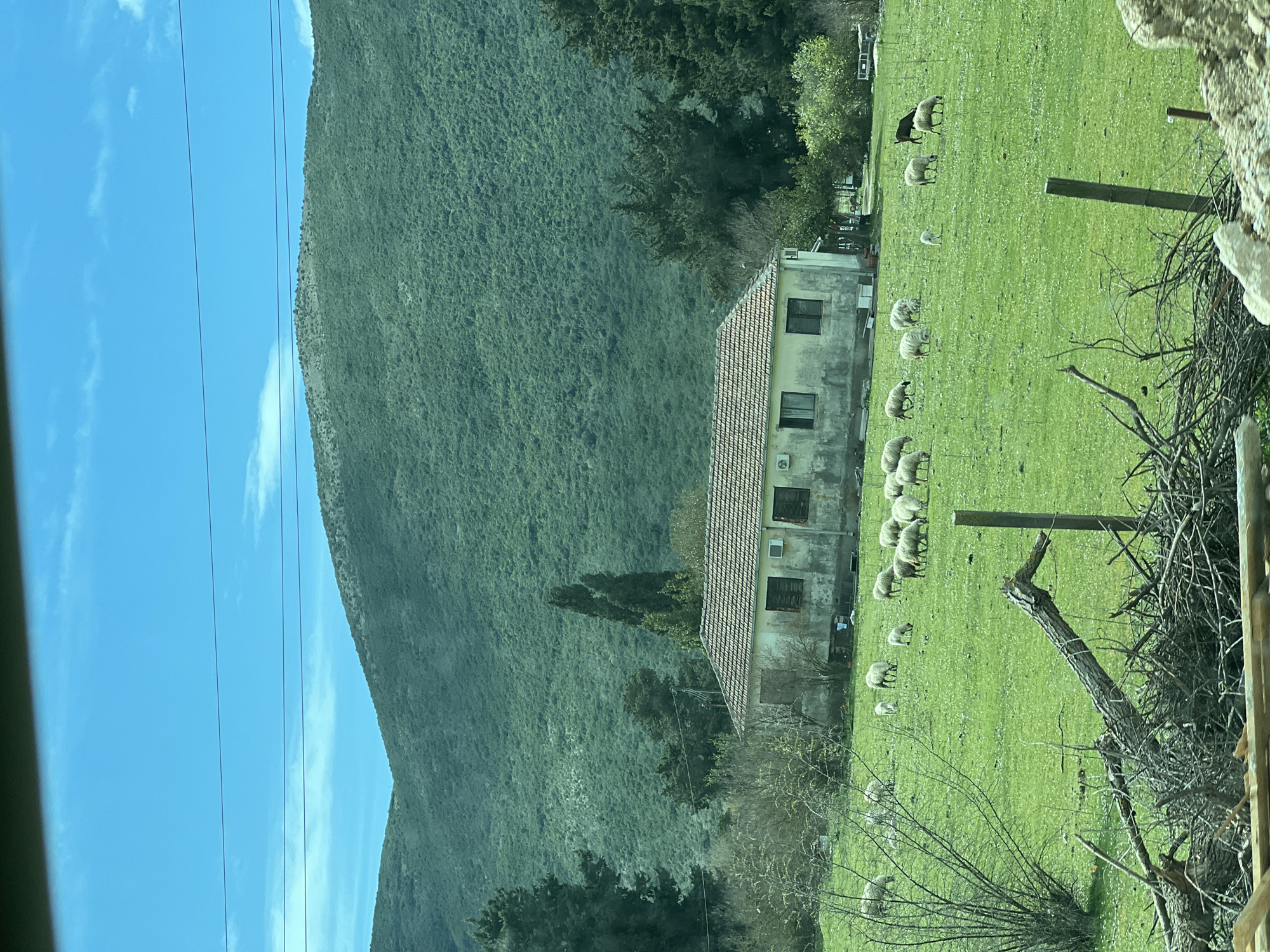 Rural building documented in mountainous Montenegro countryside