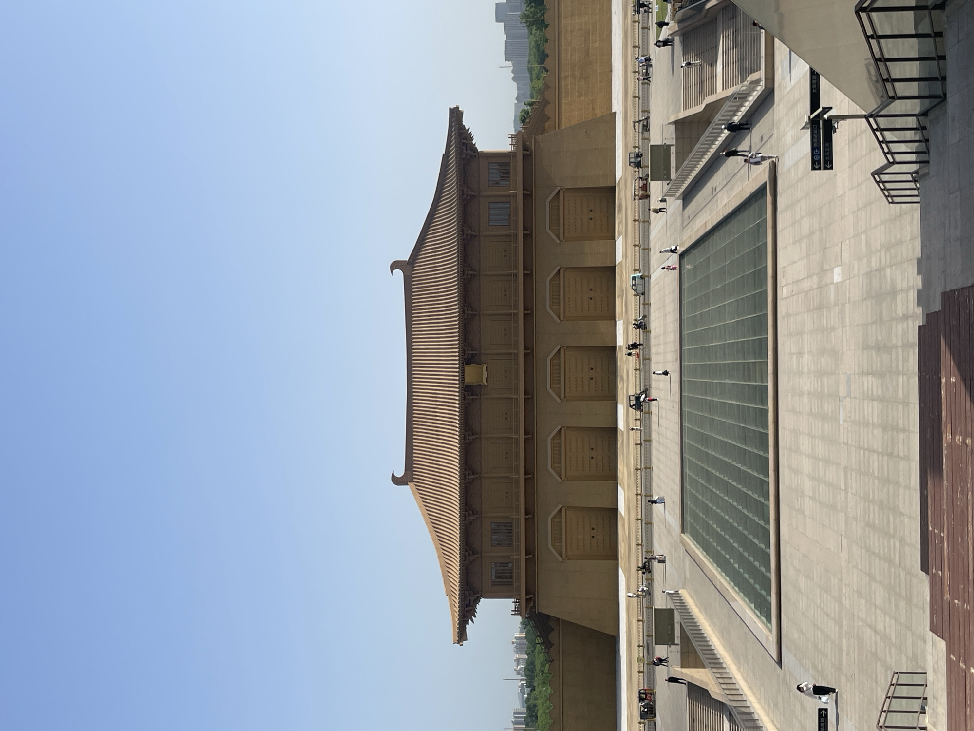 Late night activity recorded at historic Yongning Gate, China