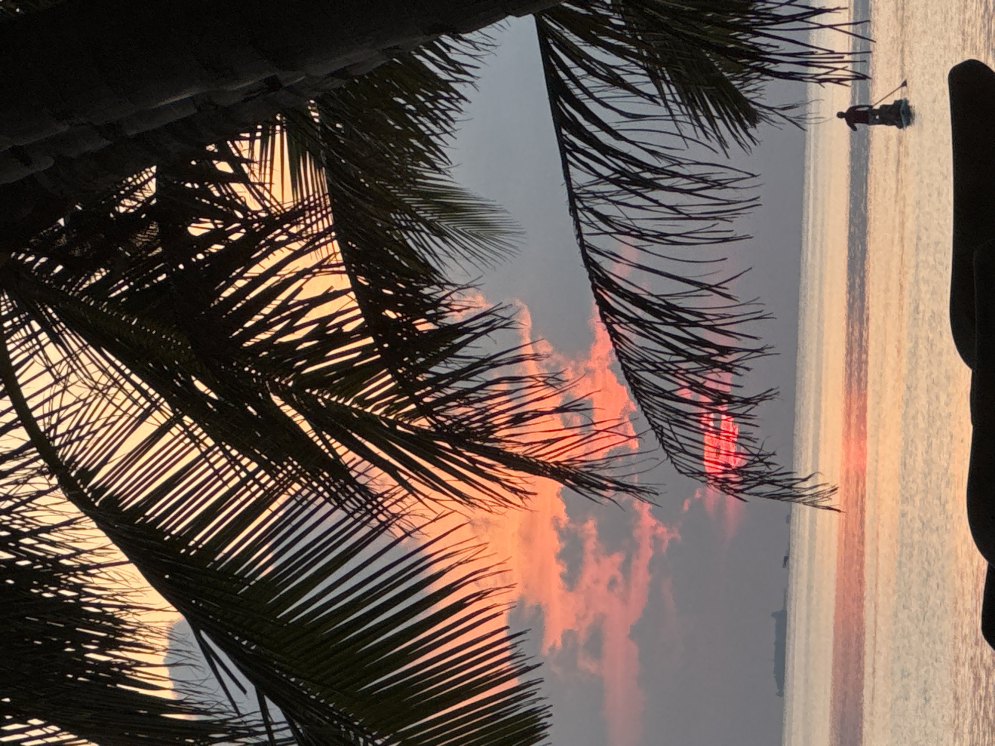 Drone captures scenic sunset views of Maldives coastline