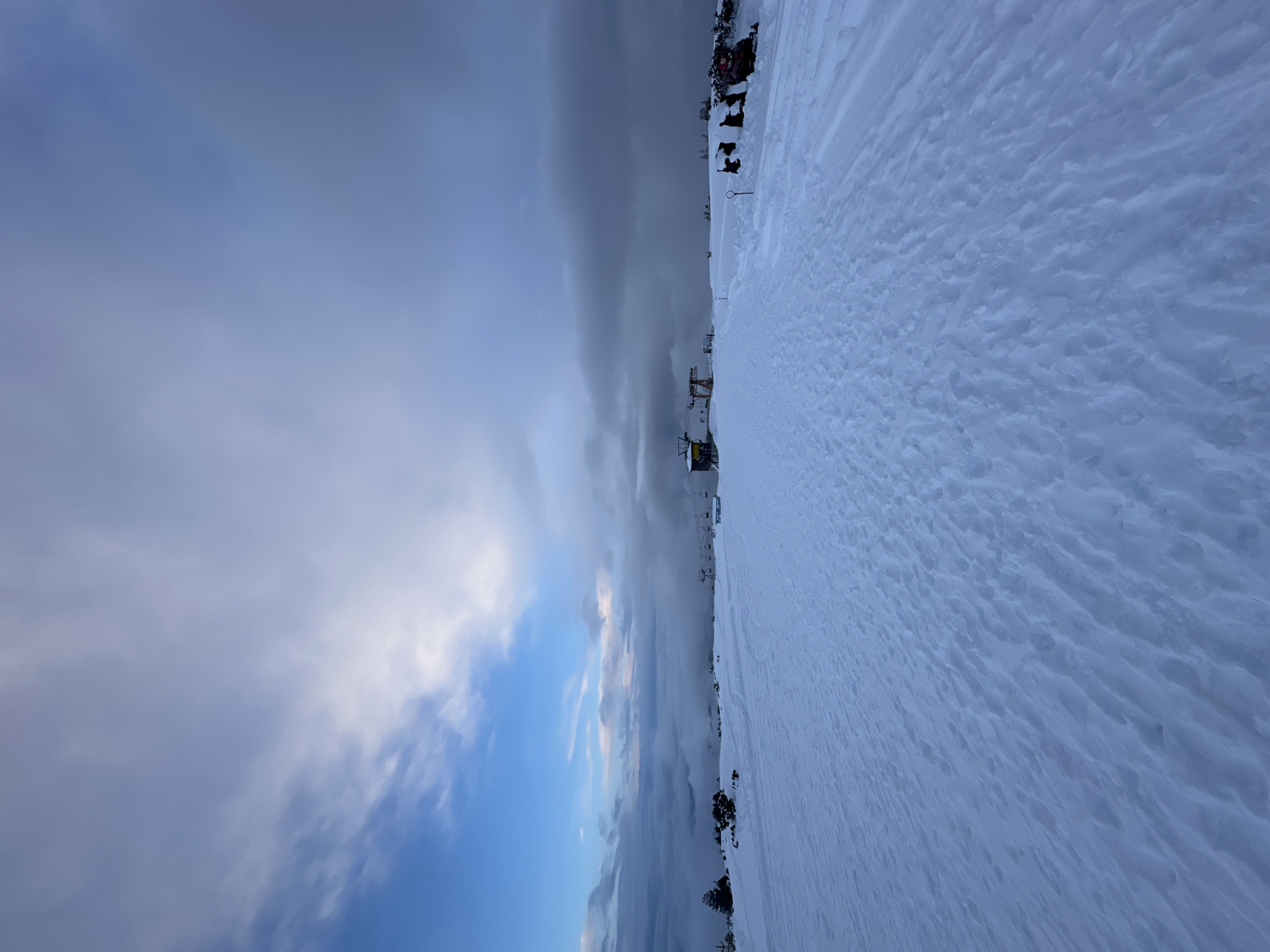 Active skiing conditions observed at Panichishte ski area