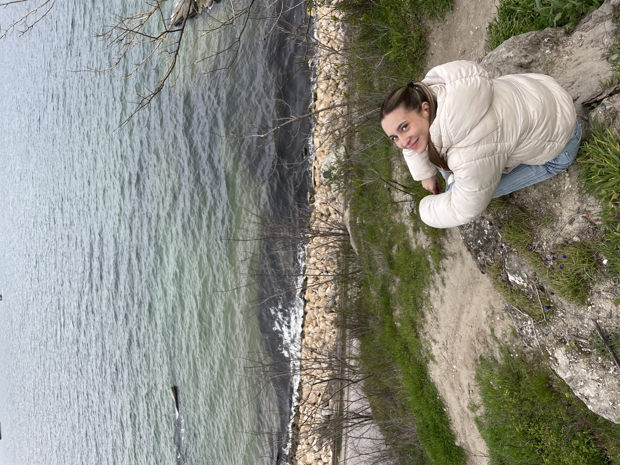Tourists photograph seaside moments along Varna's Black Sea coast