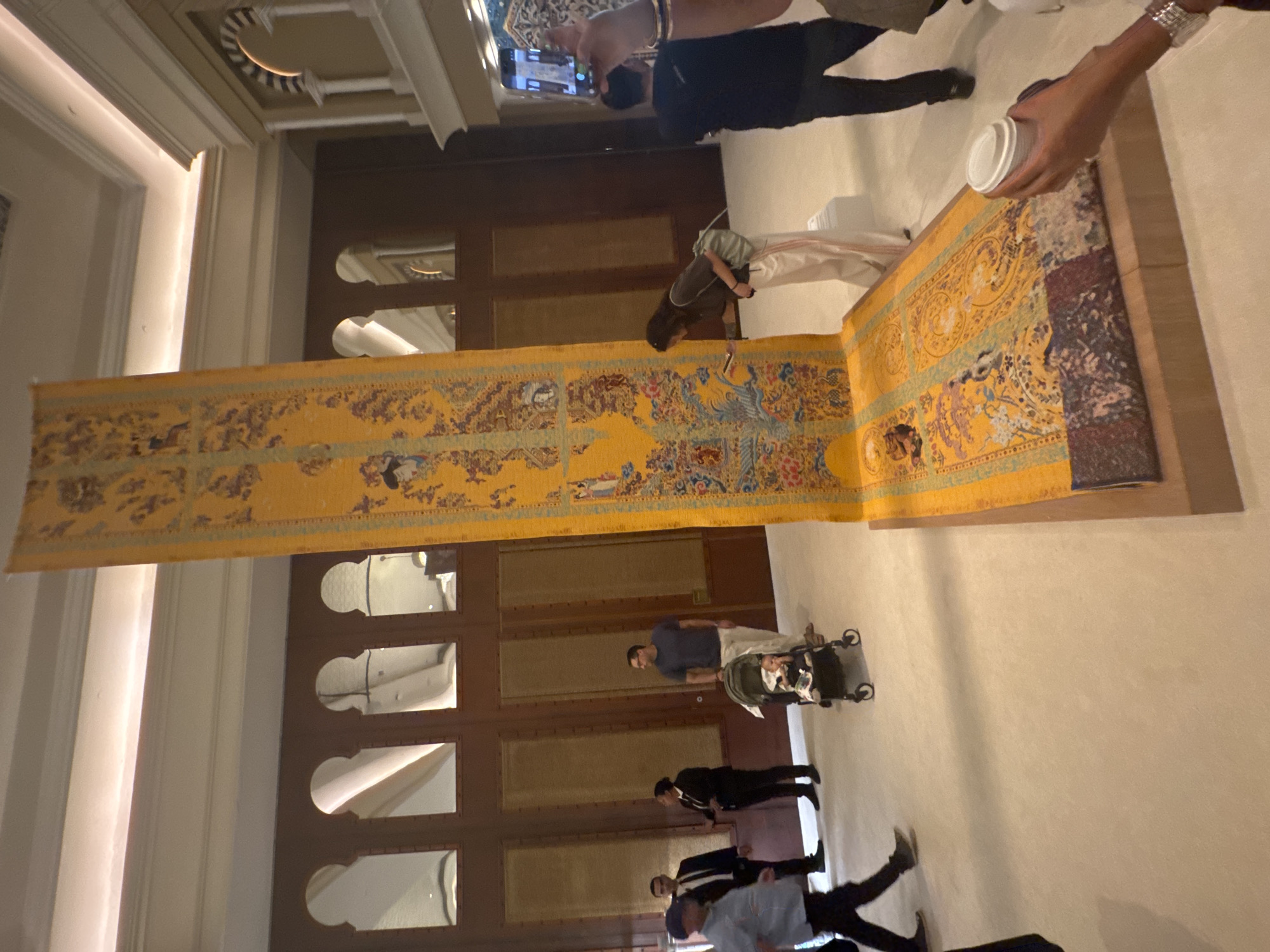 Tourist captures Dubai cultural sites during Art Dubai weekend