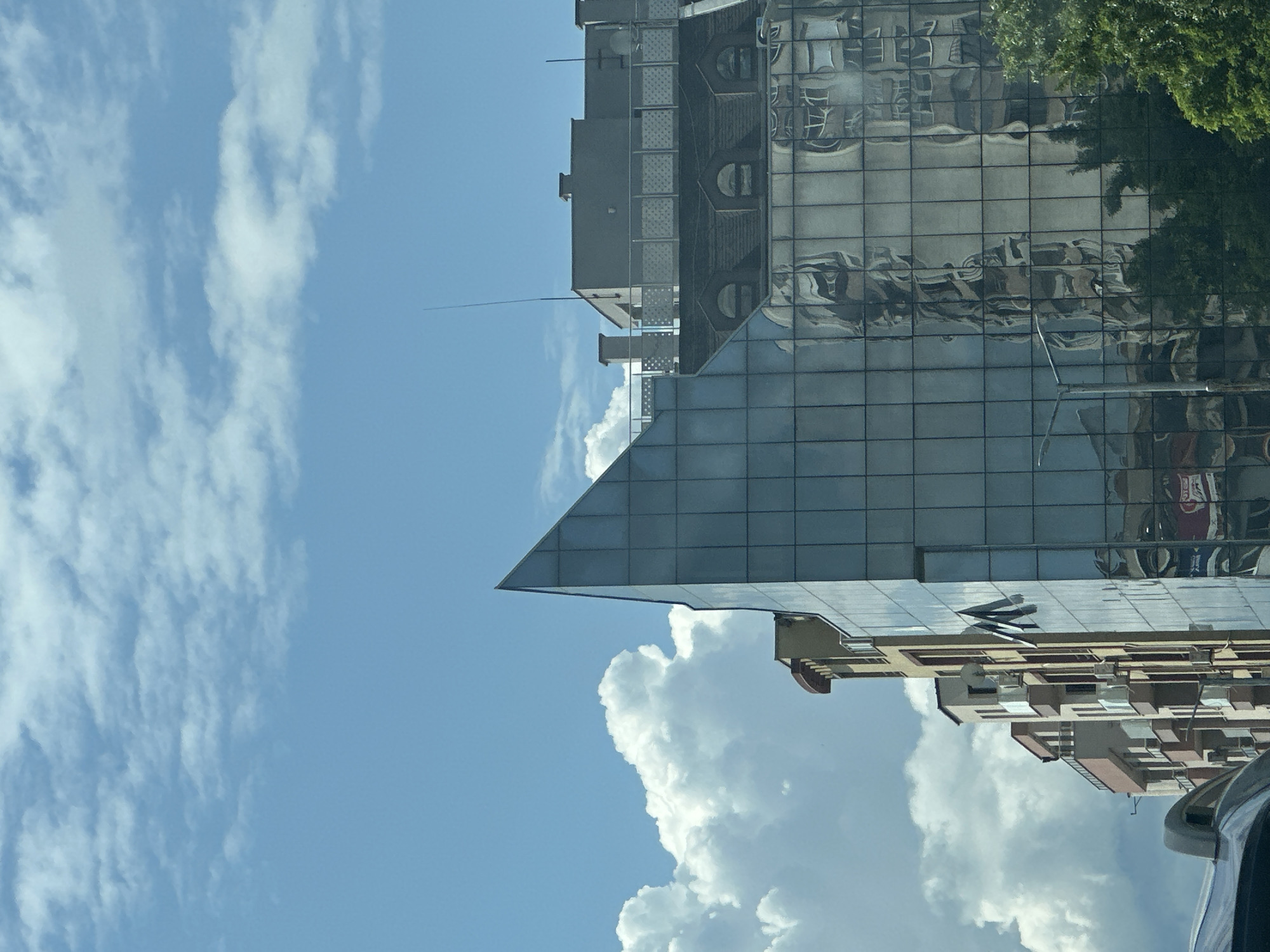 Modern architecture documented in central Plovdiv, Bulgaria