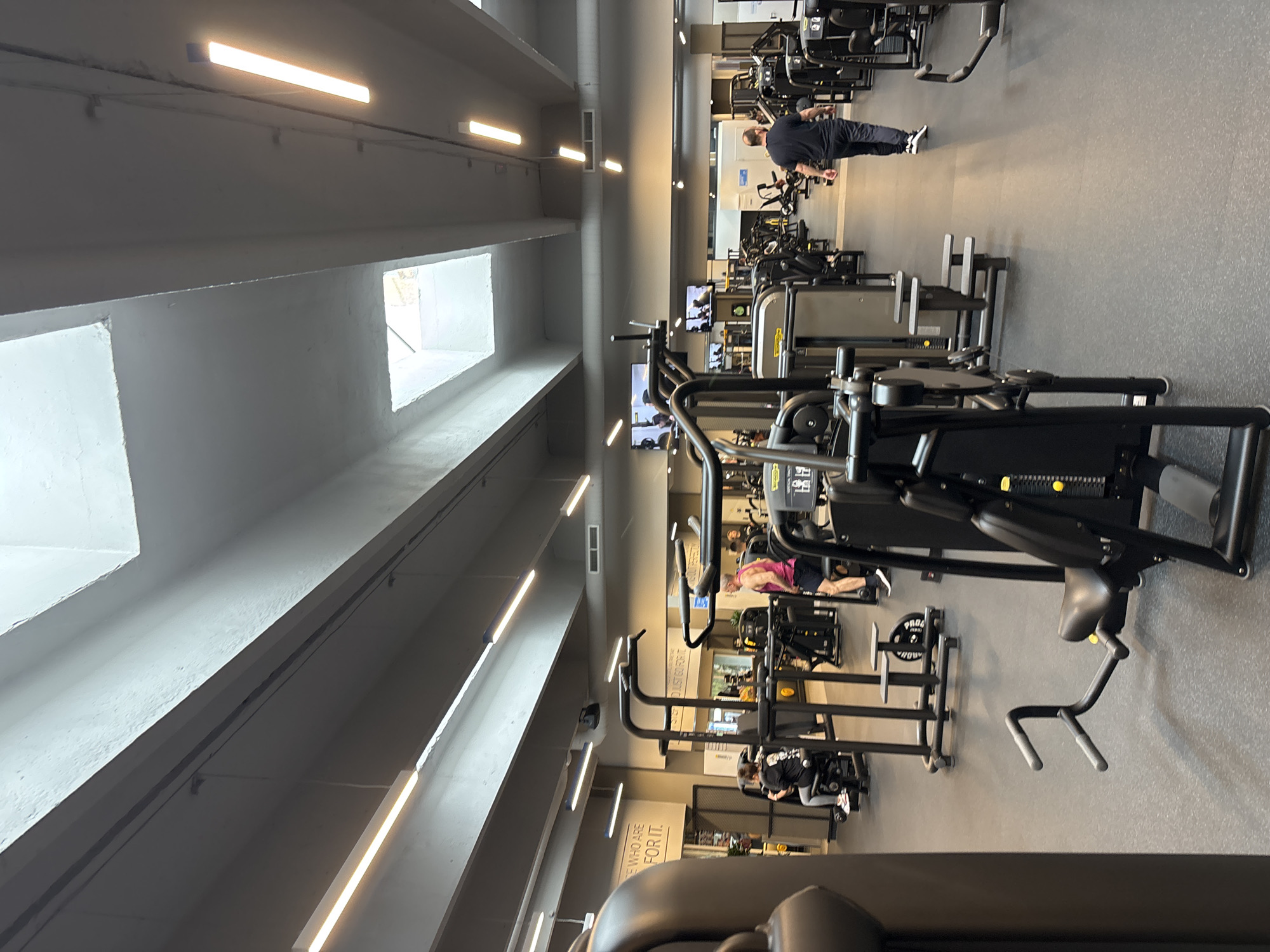 Modern gym interior documented in Sofia, Bulgaria
