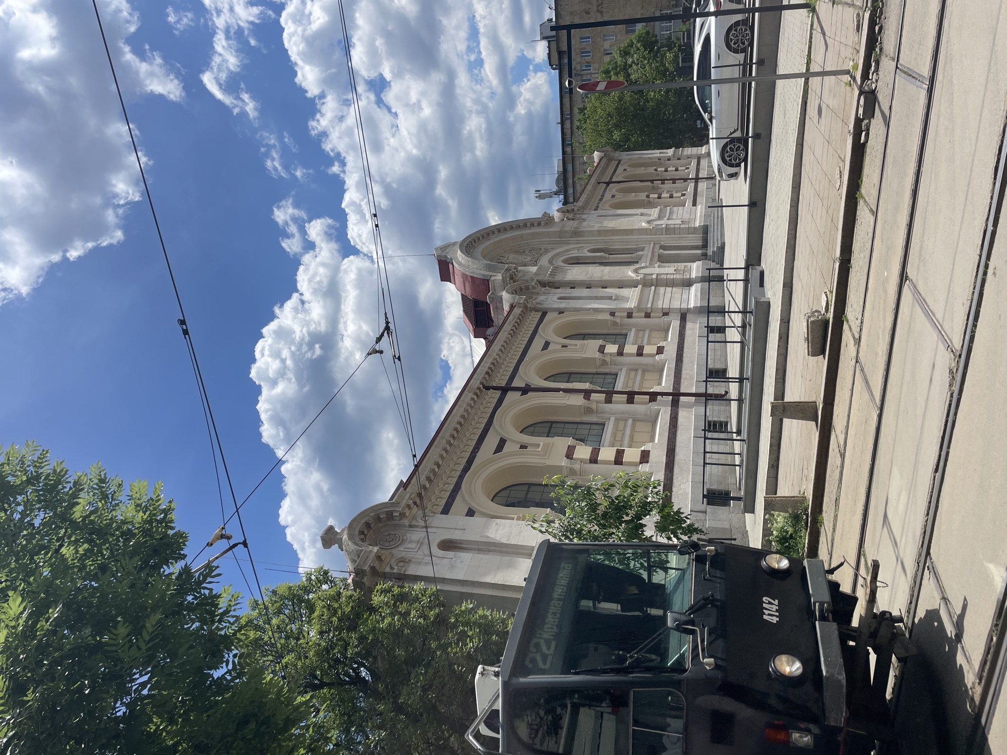 Sofia landmarks captured in routine street scenes