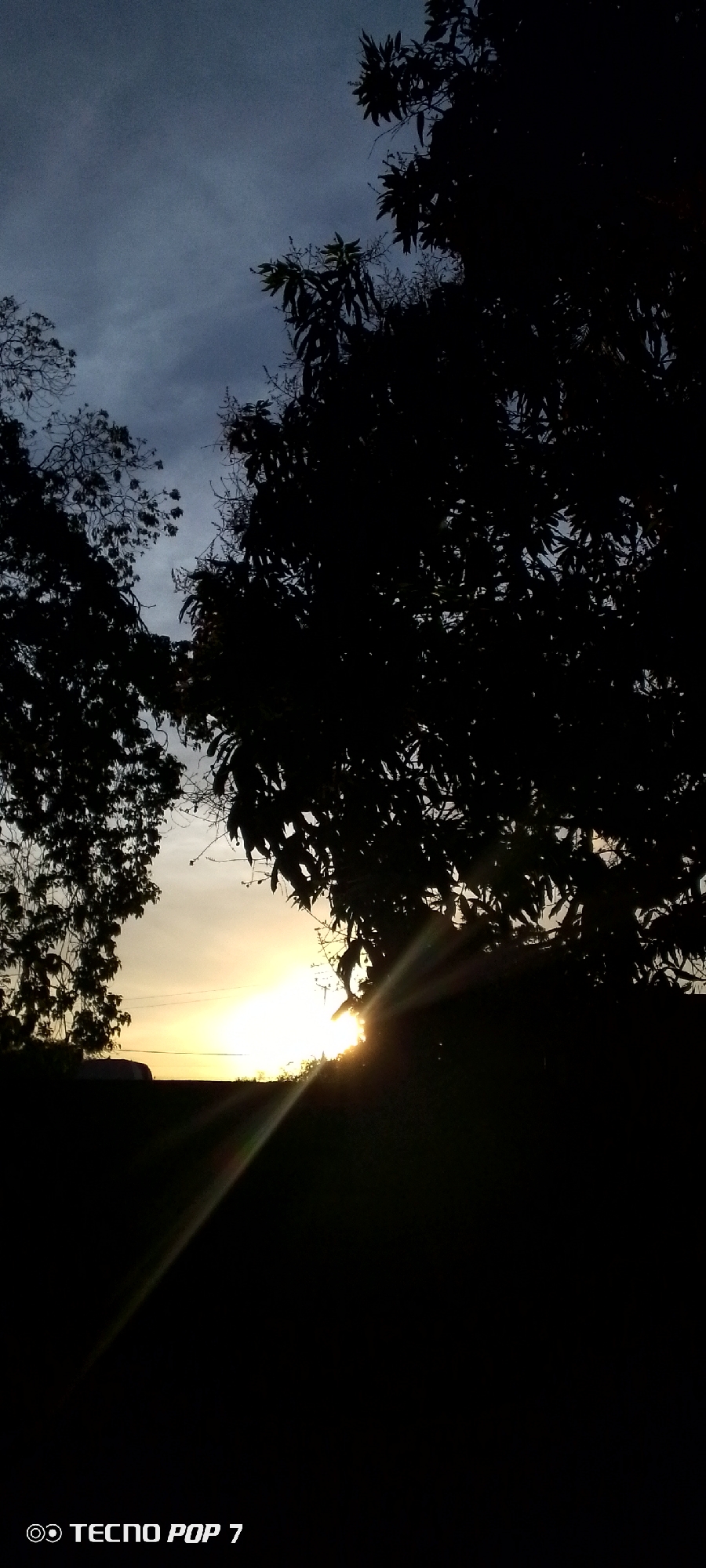 Sunset documented by witnesses in Altagracia, Venezuela