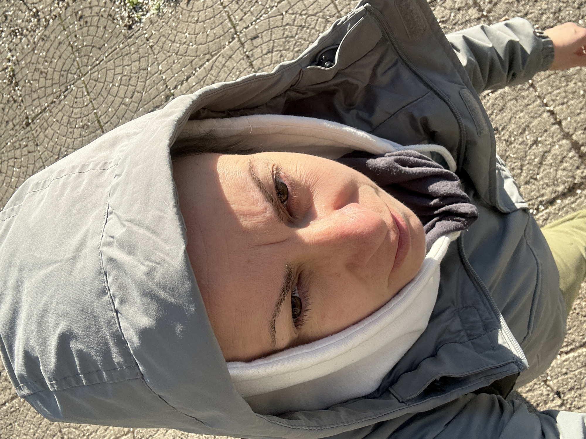 Morning pedestrian captured on video in Sofia, Bulgaria