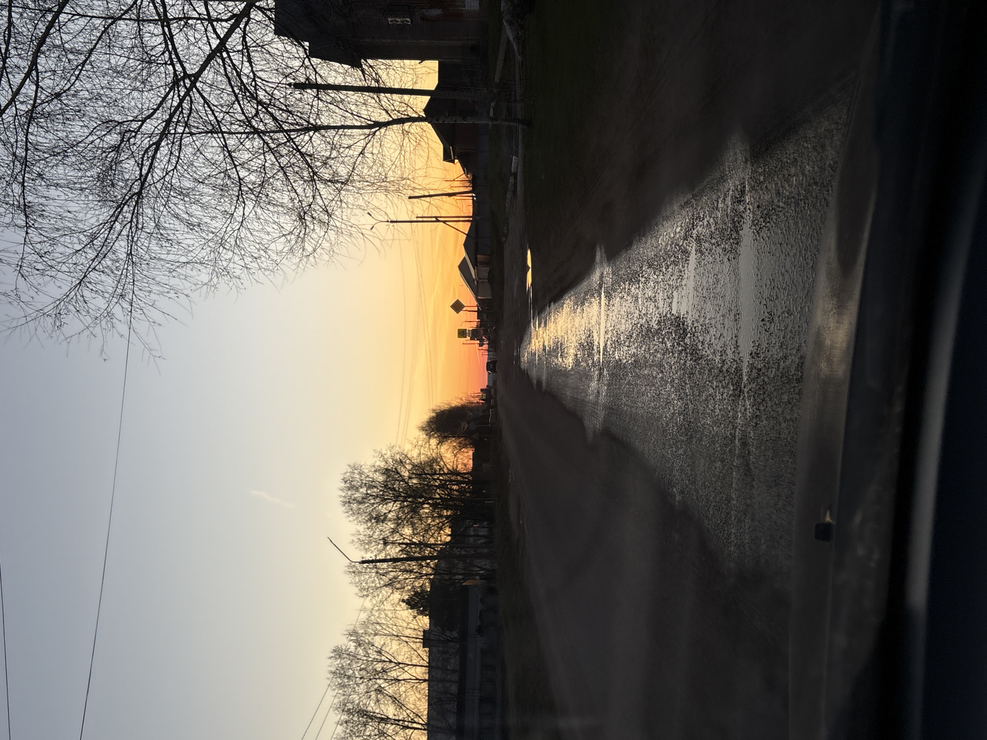 Spring scenes documented in Прикамский, Russia during afternoon hours