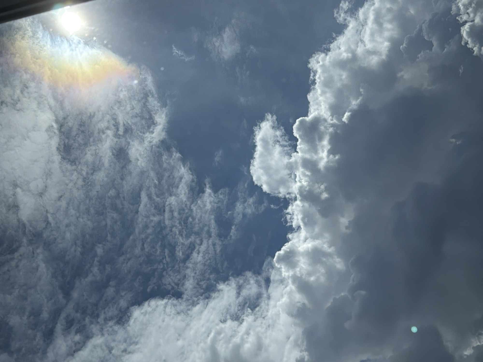 Storm clouds and sunlight compete over Perm's skyline