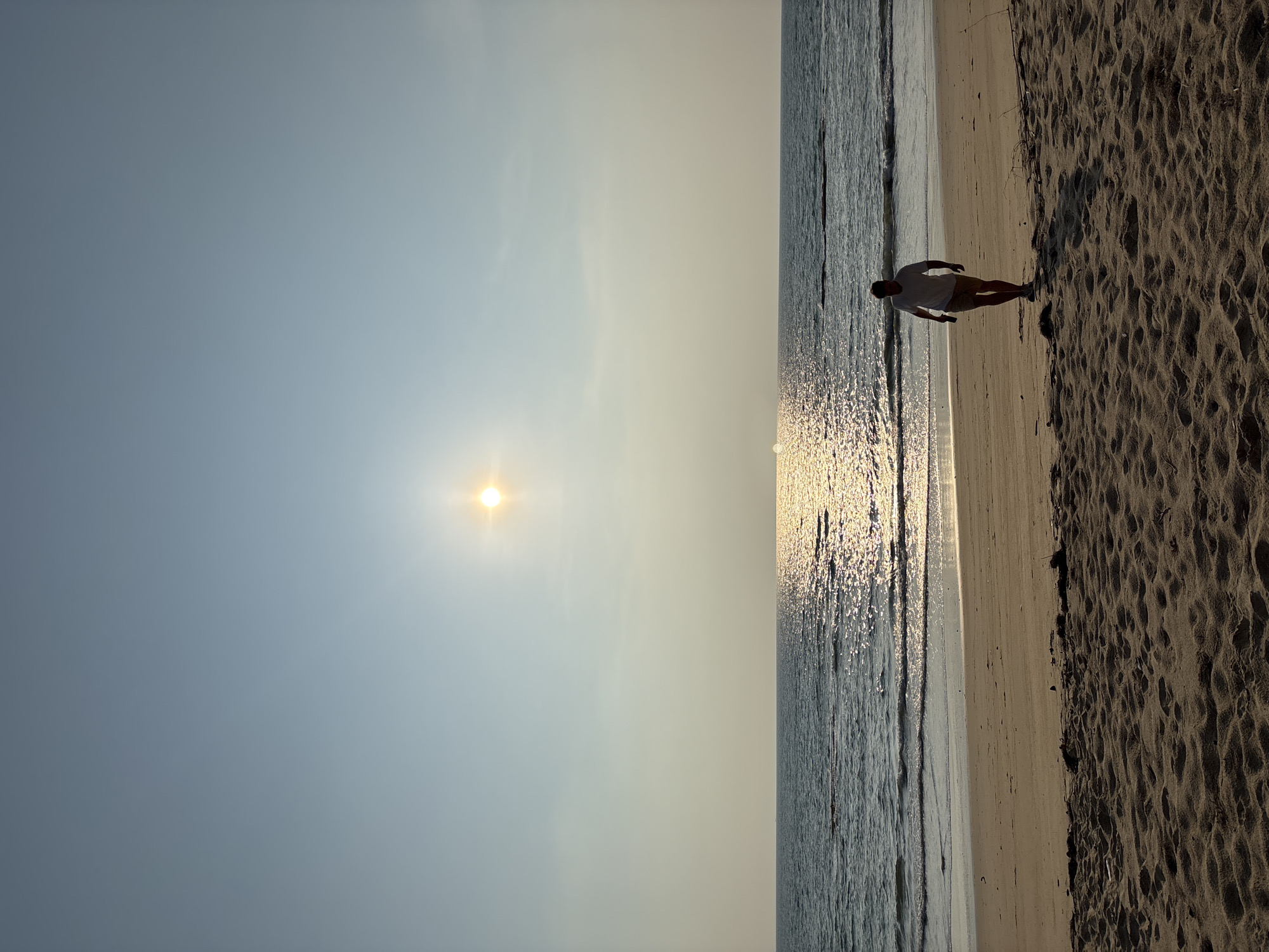 Clear morning beach conditions documented at Khok Kloi, Thailand