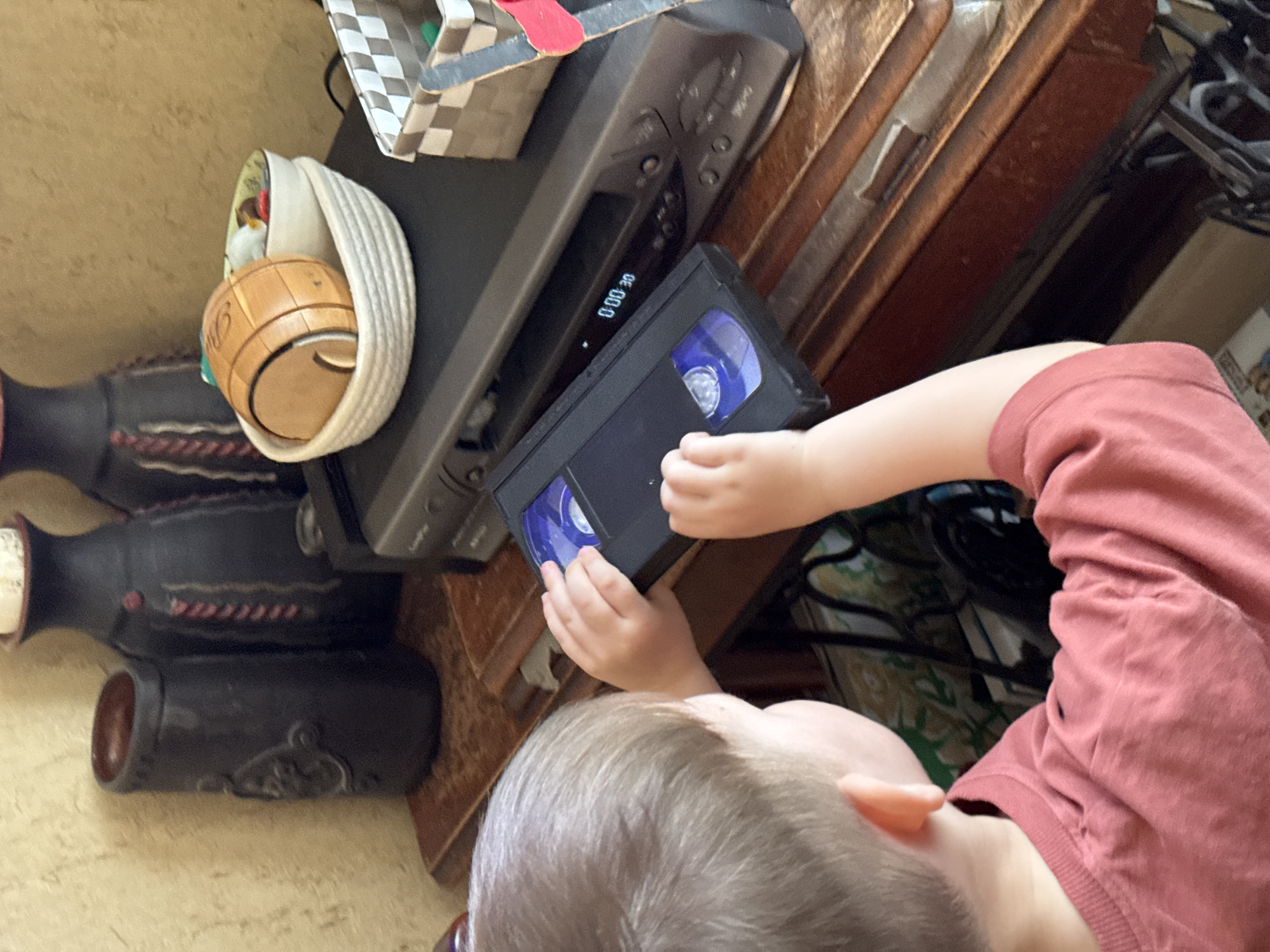 Moscow household moments: child, pets, meal documented Saturday afternoon