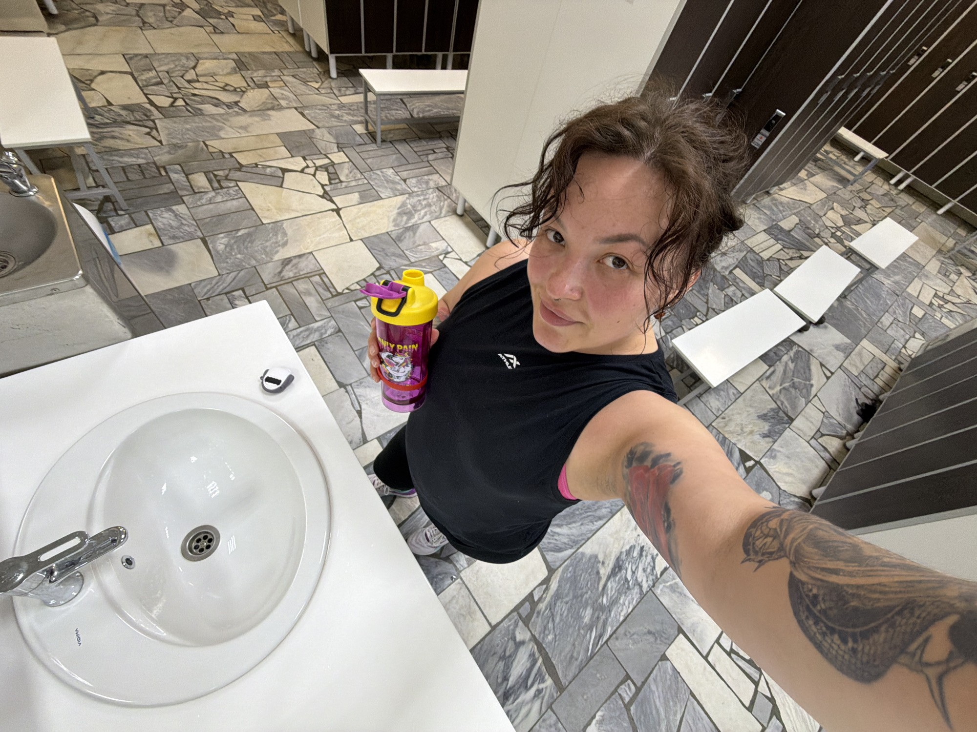 Gym sessions and a kids' party in Chaikovsky, Russia