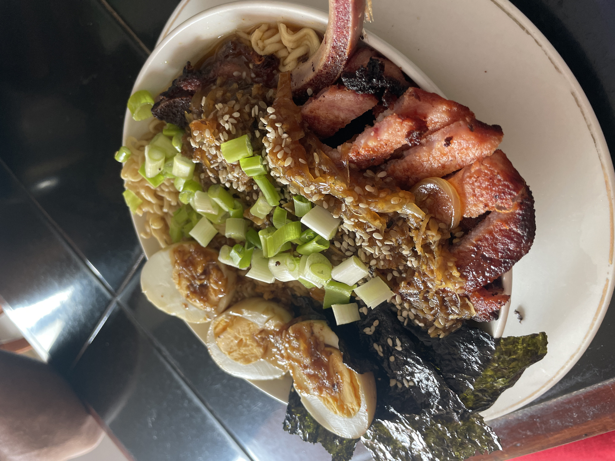 Ramen bowl moment in Porlamar, Venezuela