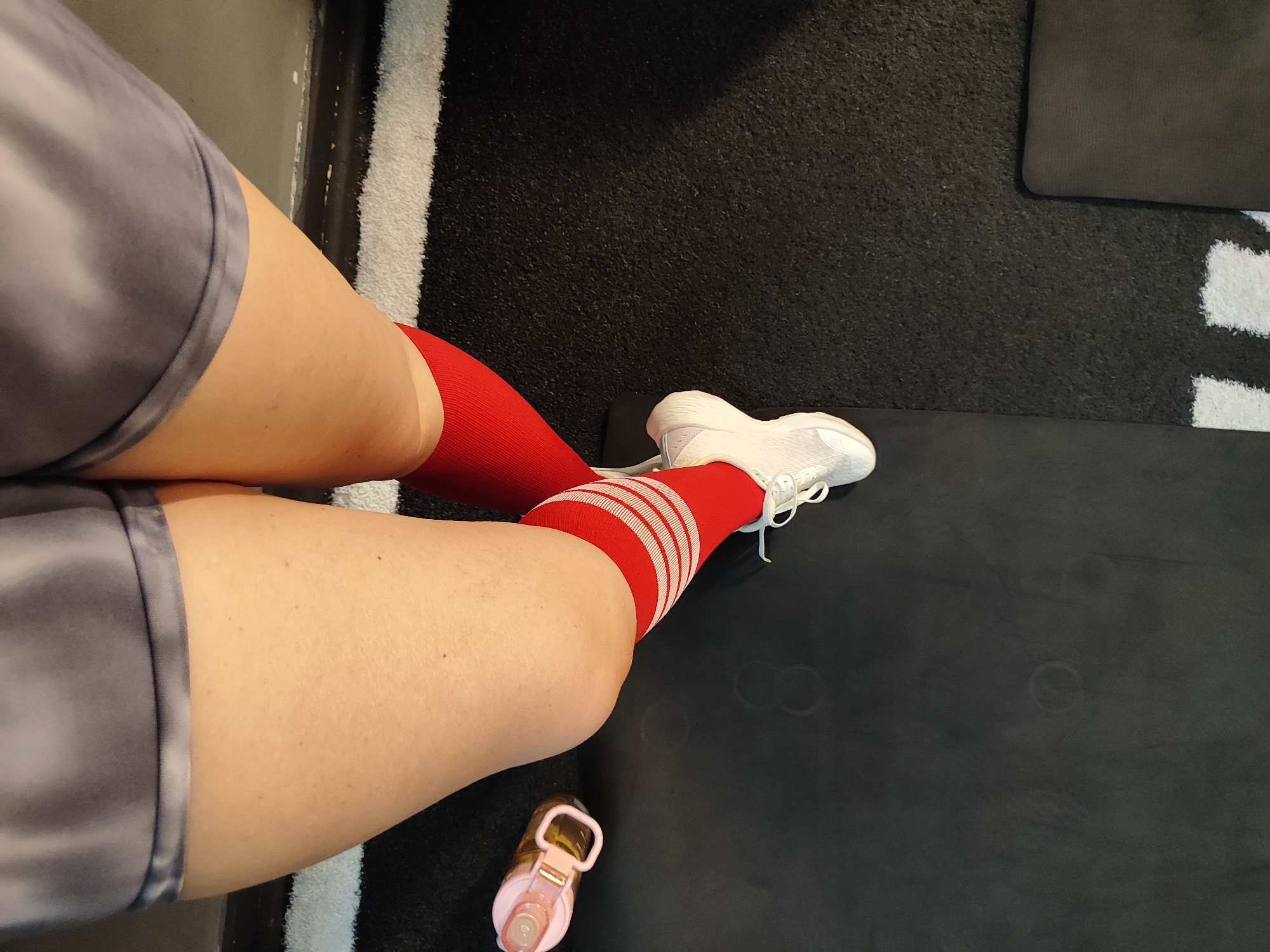 Gym workout and Almaty street scenes, one afternoon
