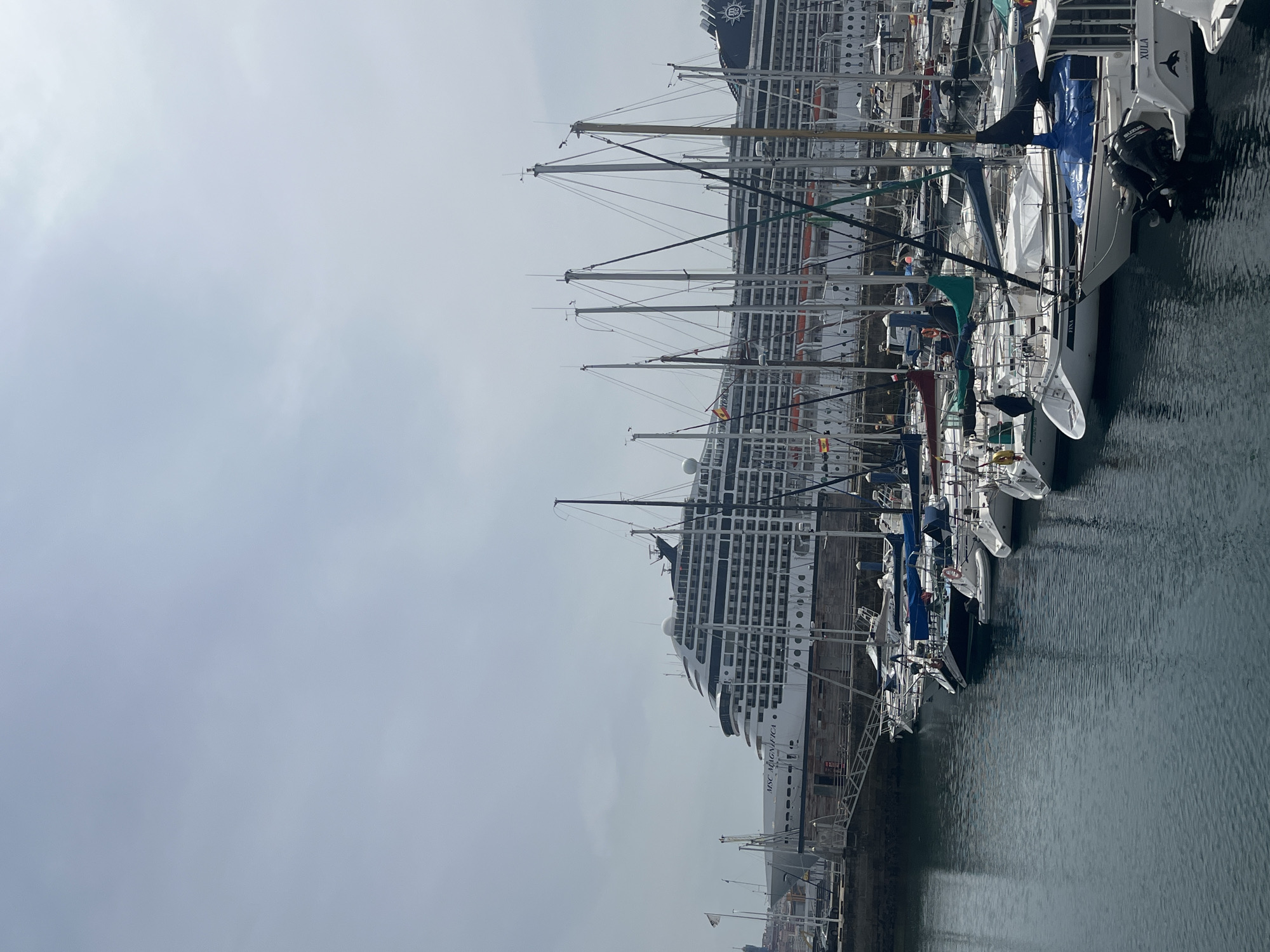 Harbor activity and waterfront scenes documented in A Coruña