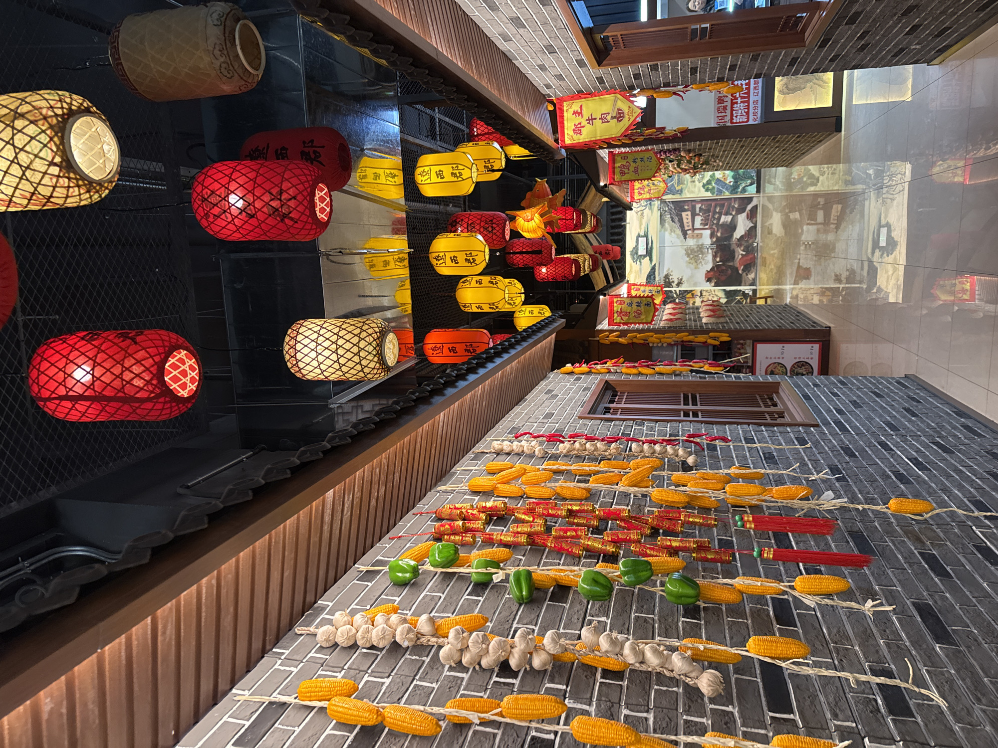 Nighttime street scenes documented in Chinese commercial districts