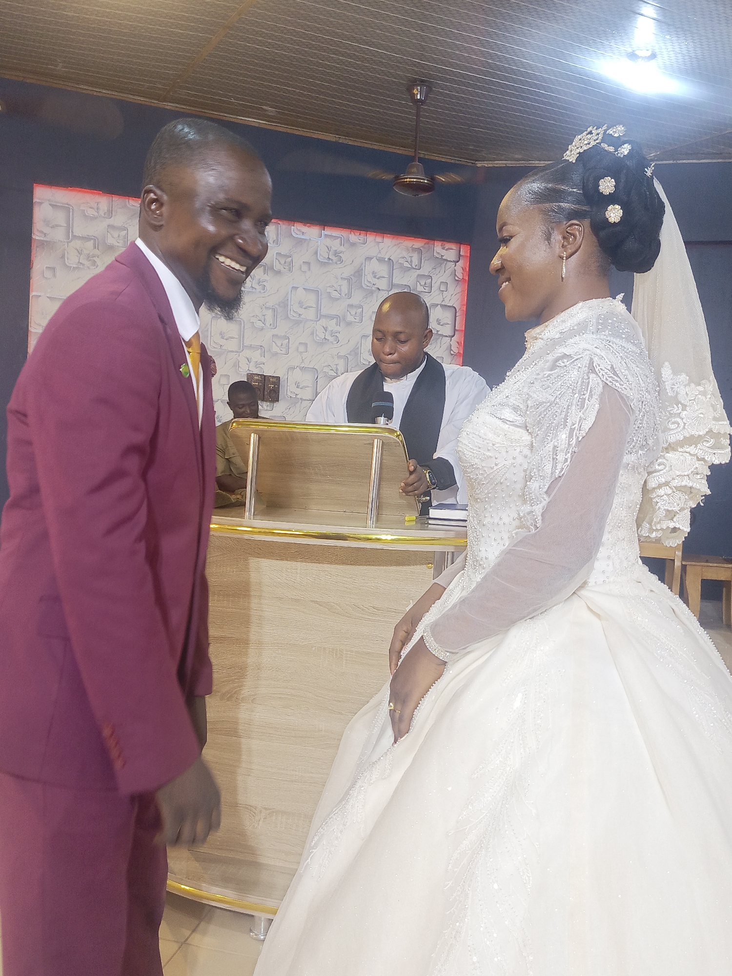 Wedding ceremony held in Akwanga, Nigeria church