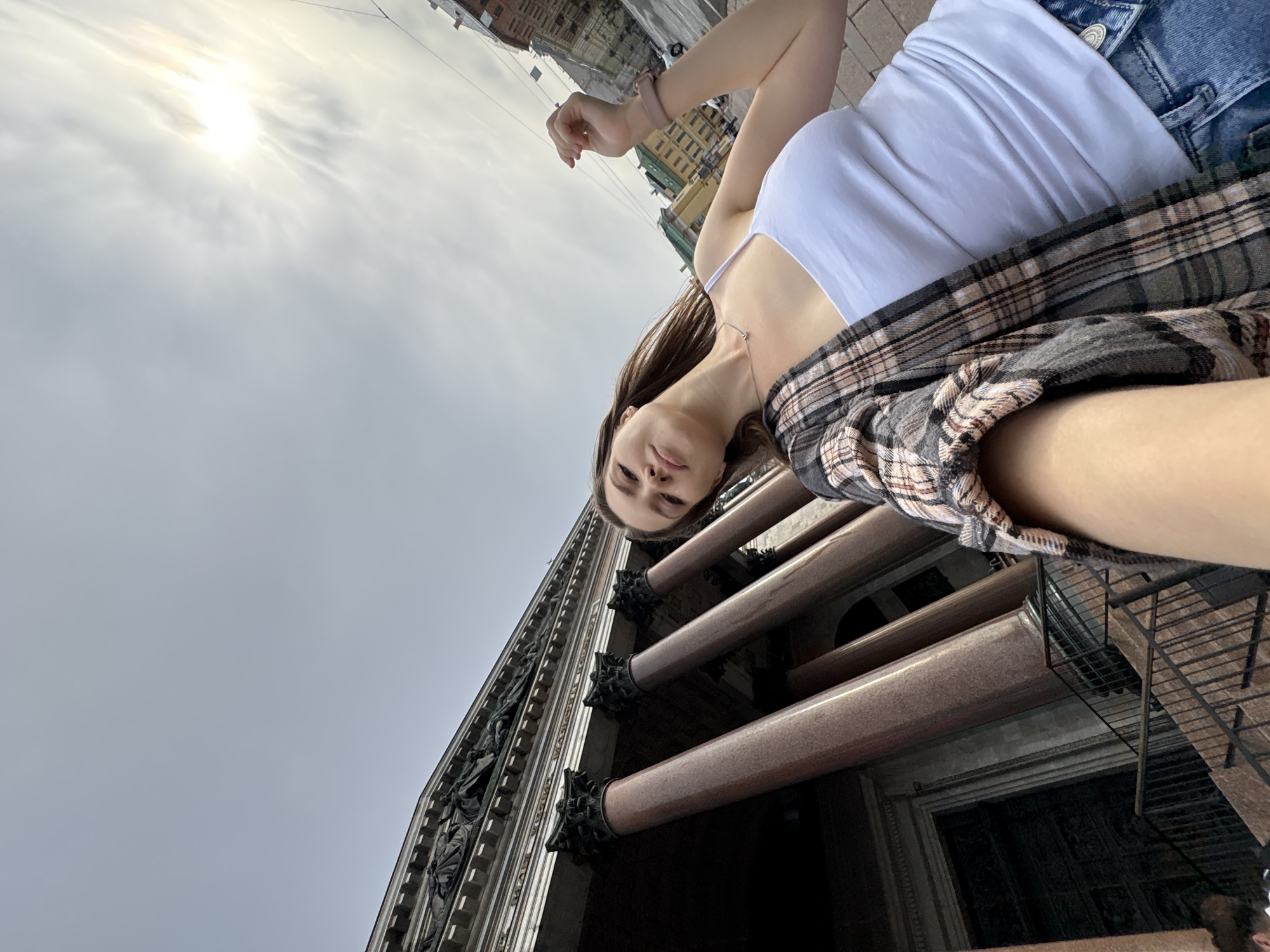 Morning stop at St. Isaac's Cathedral, Saint Petersburg