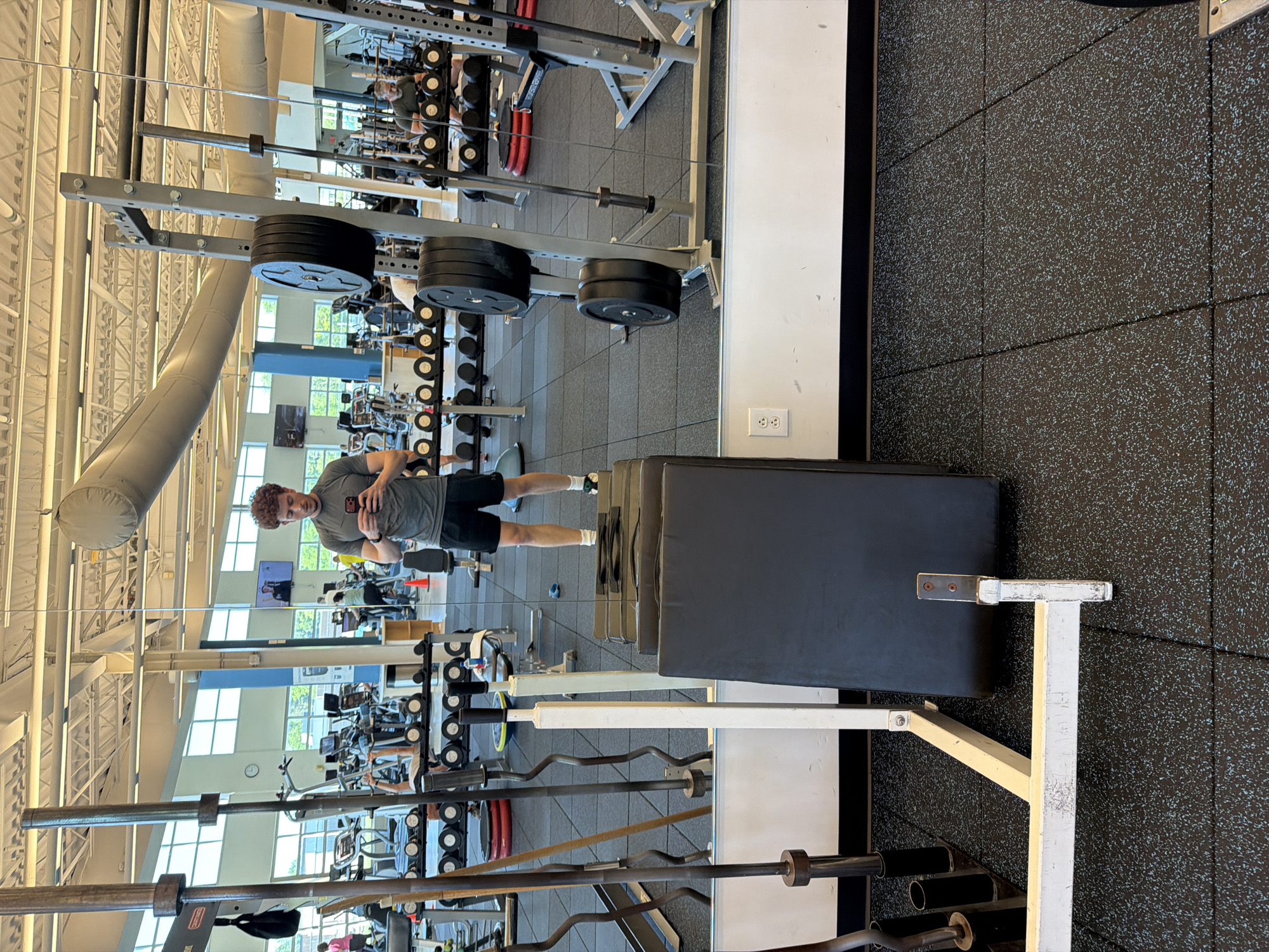 Man Takes Multiple Gym Selfies in Beachwood Fitness Center