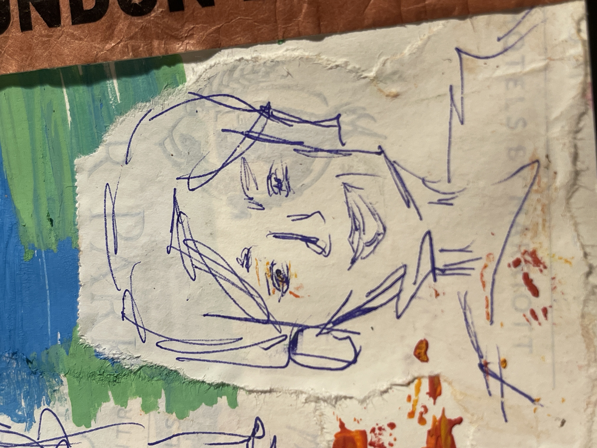 Artist sketches documented in Maidstone including portrait and landscapes