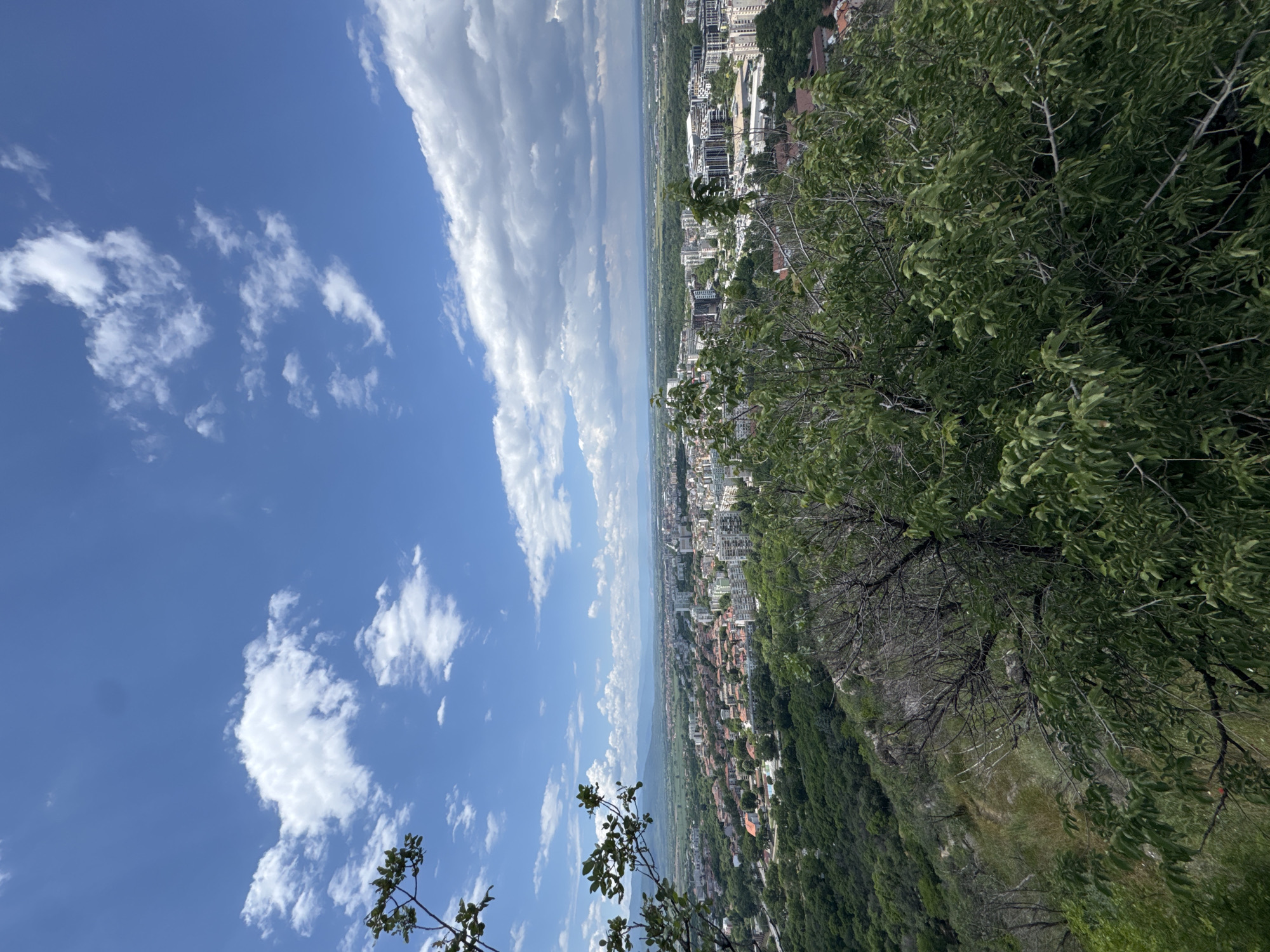 Morning nature walk documented around historic Plovdiv, Bulgaria