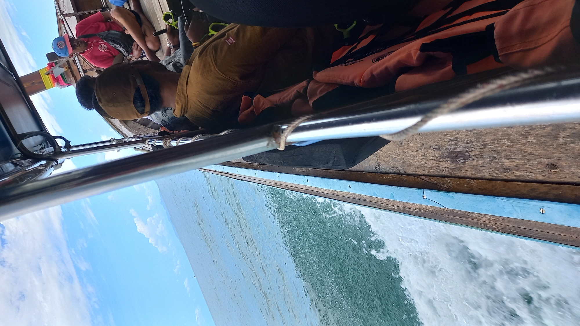 Tourists take boat excursion in Ban Ao Nang, Thailand