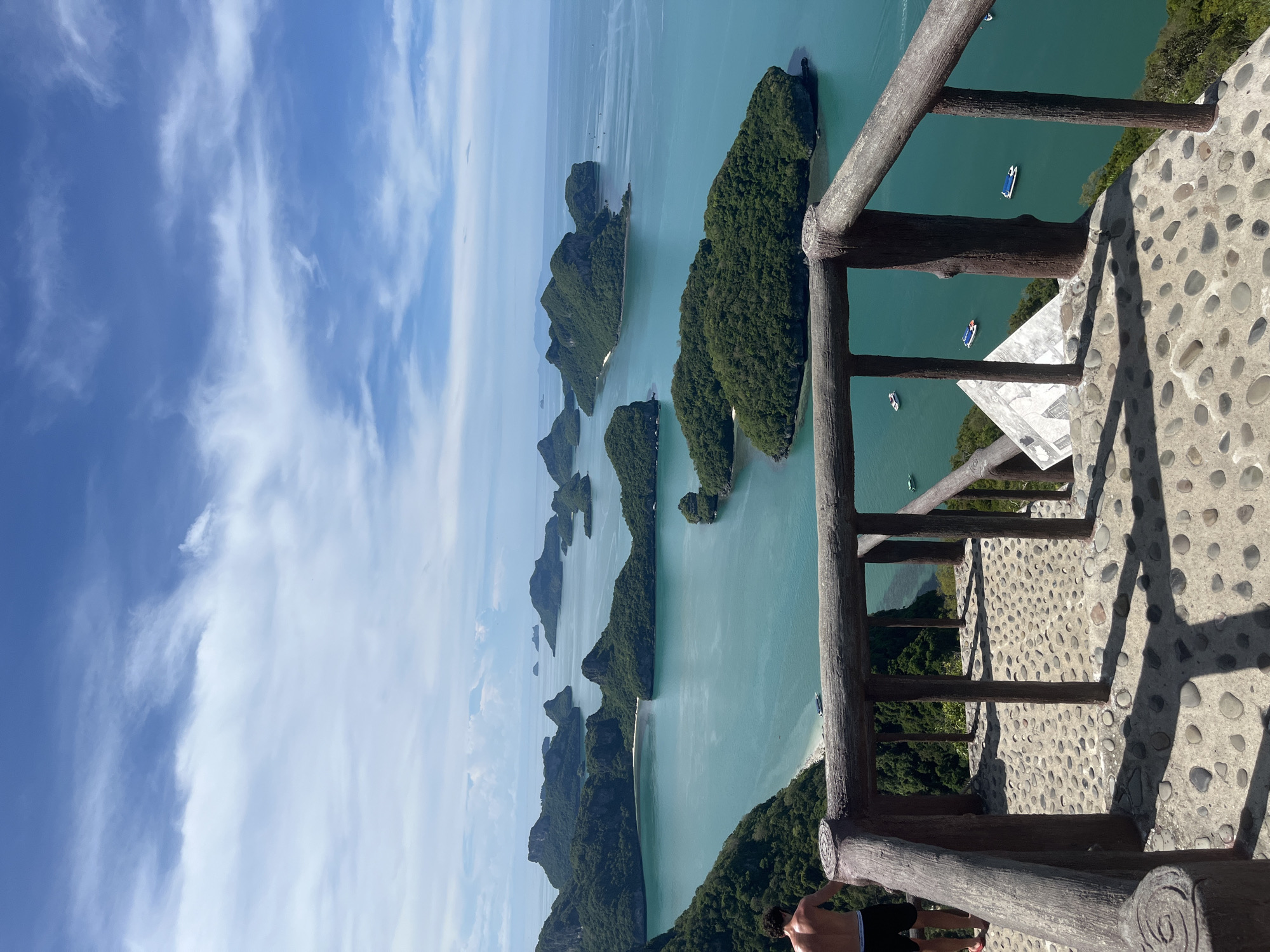 Viewpoint morning at Ang Thong Marine National Park, Thailand