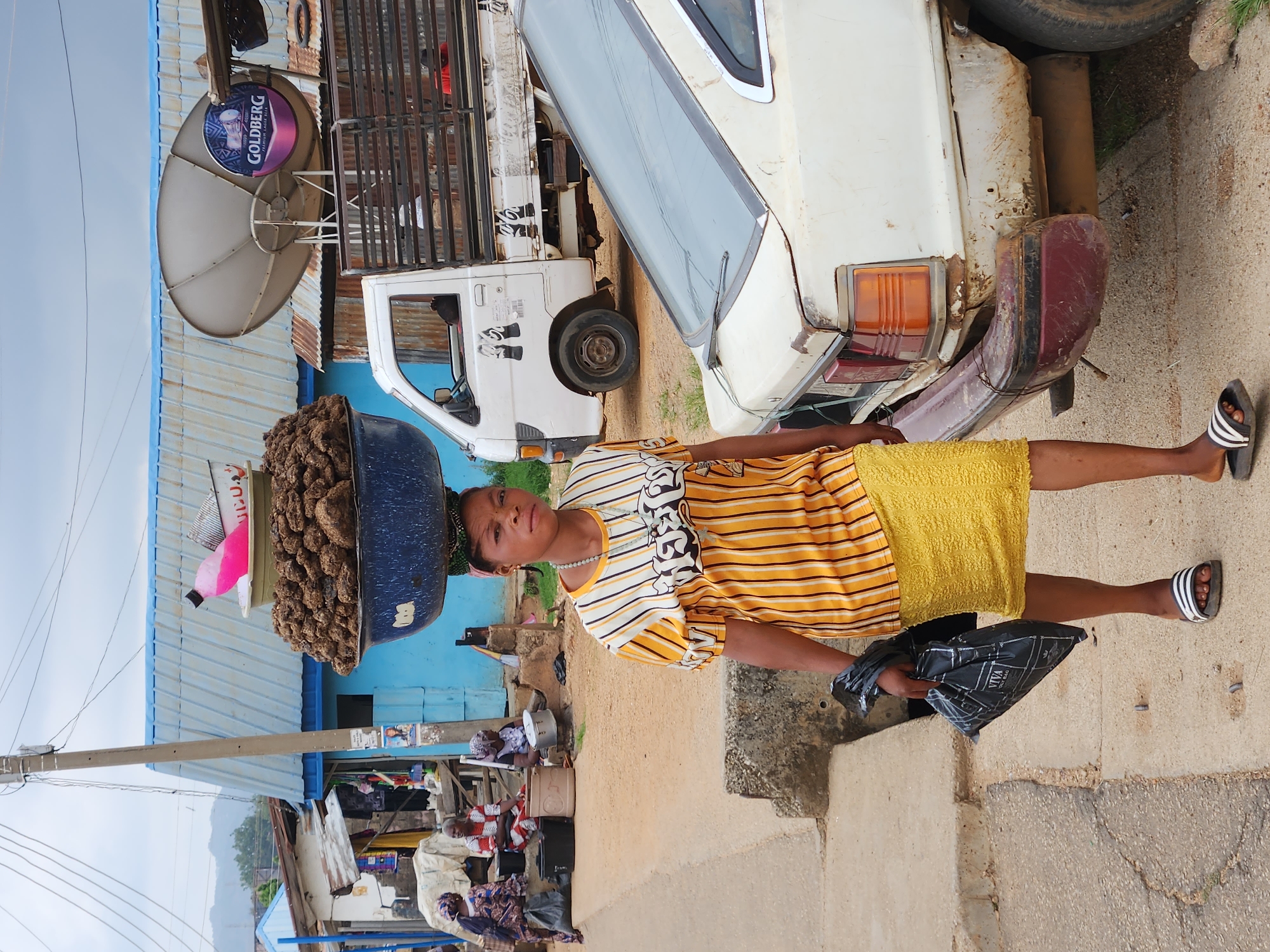 Street vendors and market activity documented across Nigerian cities