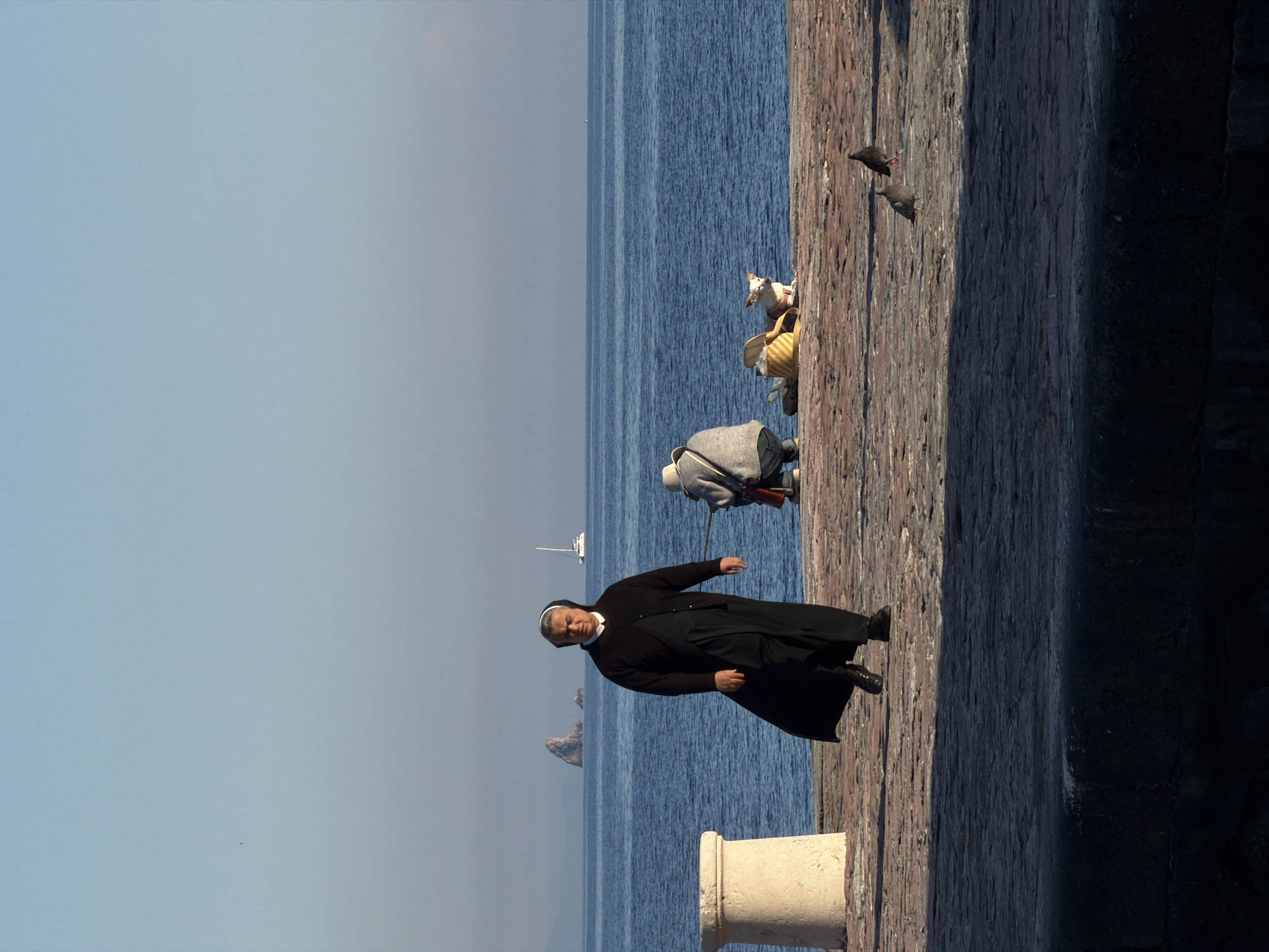 Afternoon seaside leisure activities documented in Petrovac, Montenegro