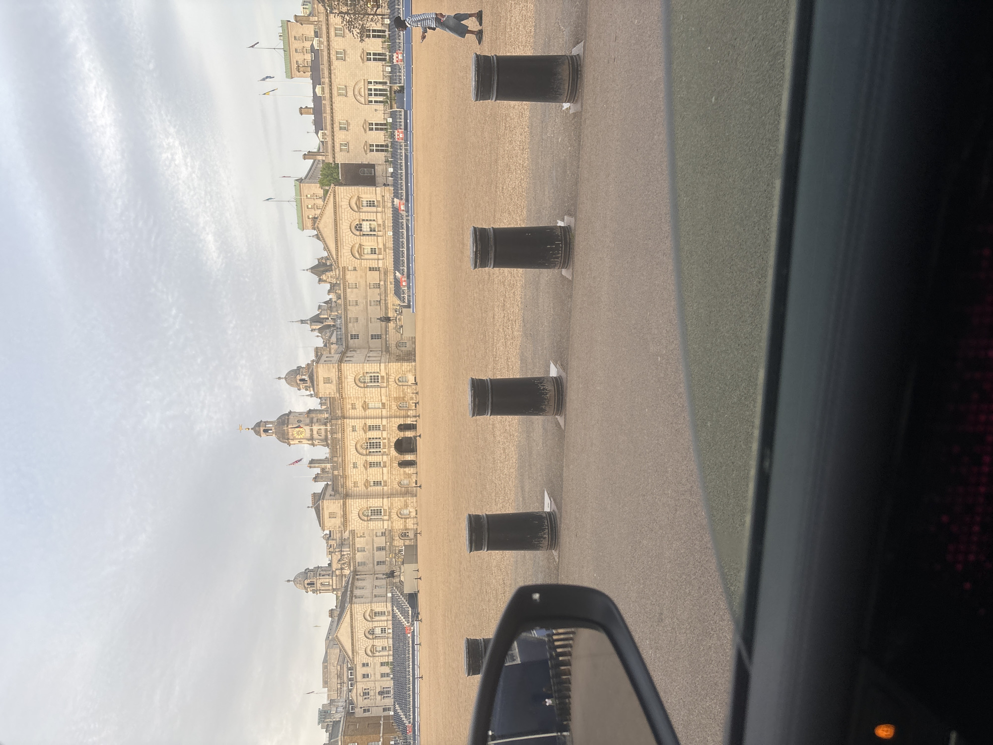 Evening drive captures London landmarks including Big Ben, Horse Guards