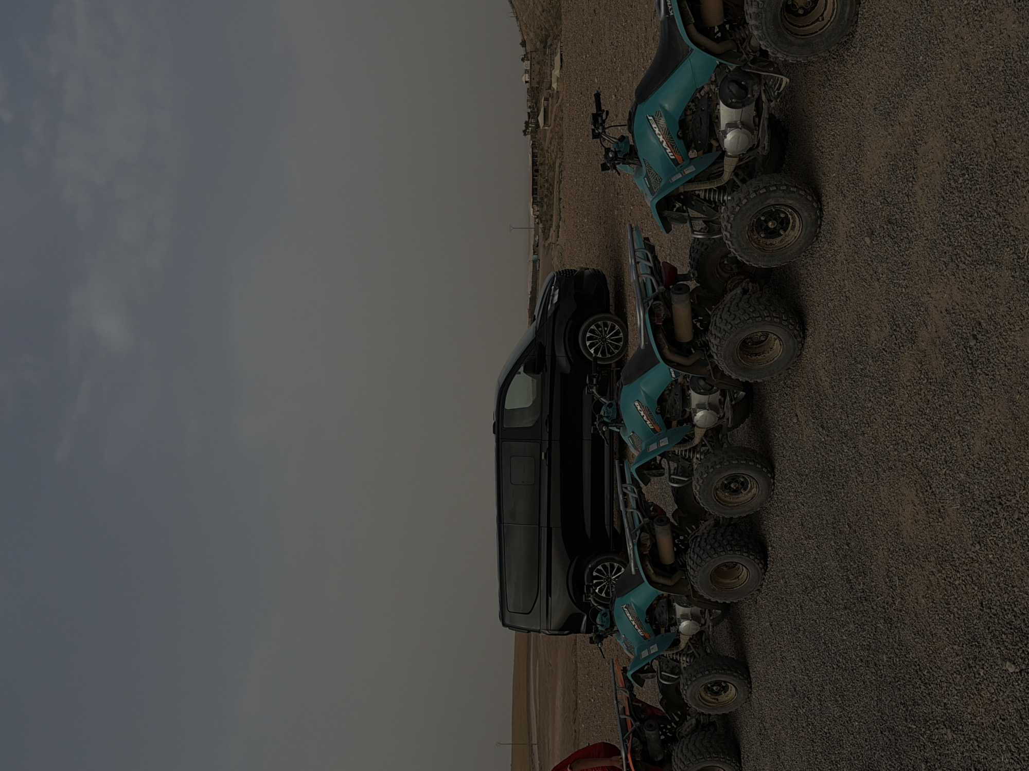 ATV and camel tour operation staged in rural Morocco