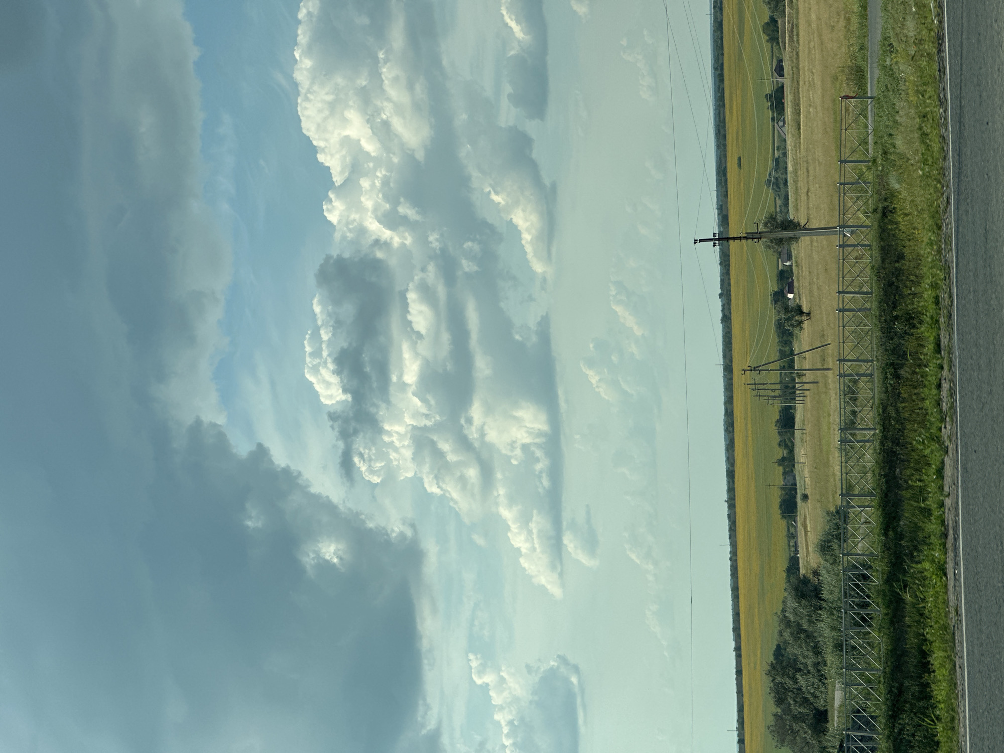 Big skies and open steppe outside Bartolomeevskii, Russia