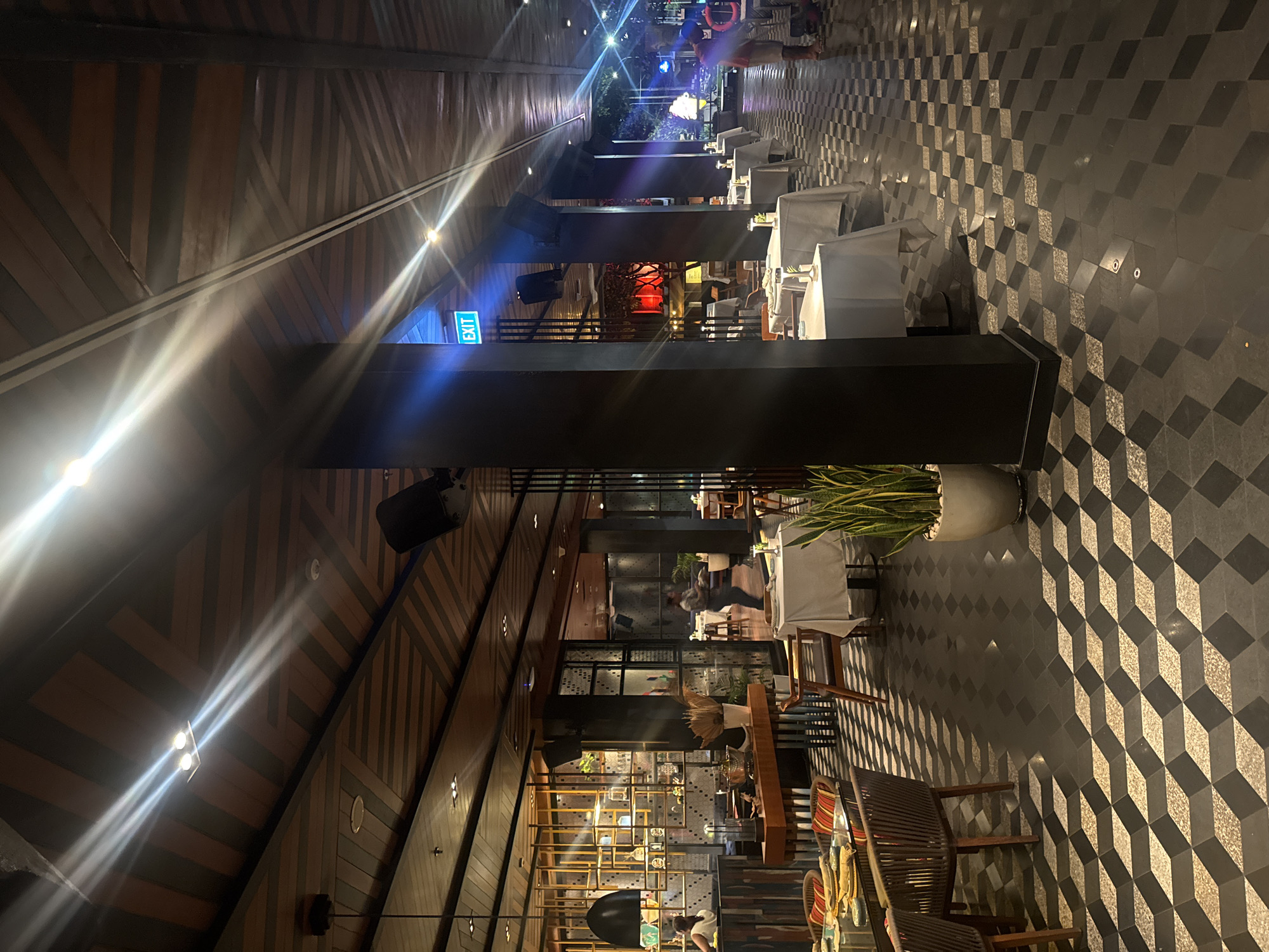 Night out at a stylish Kuta bar and pool venue