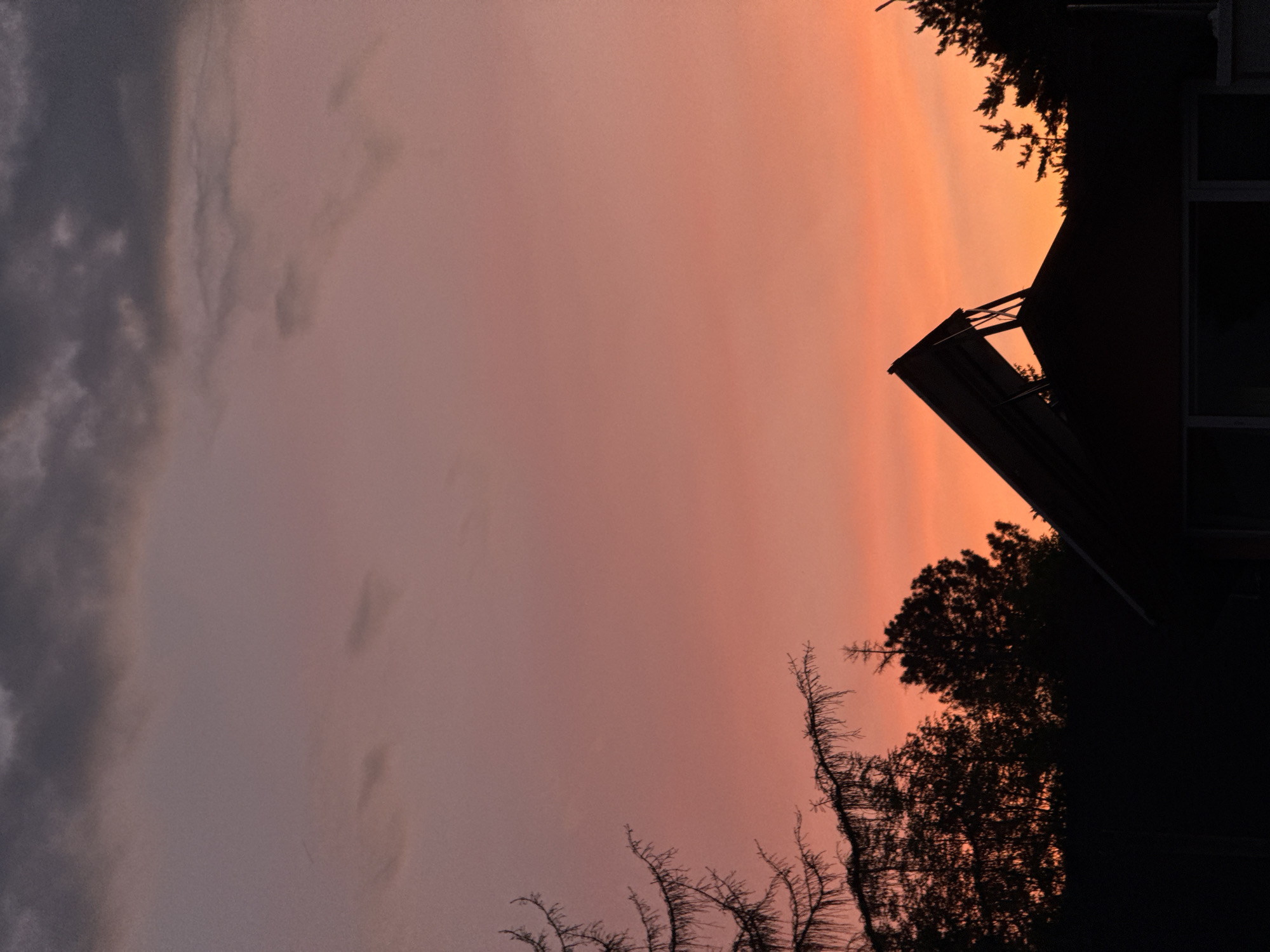 Sofia residents document dramatic sunset and birthday celebration scenes