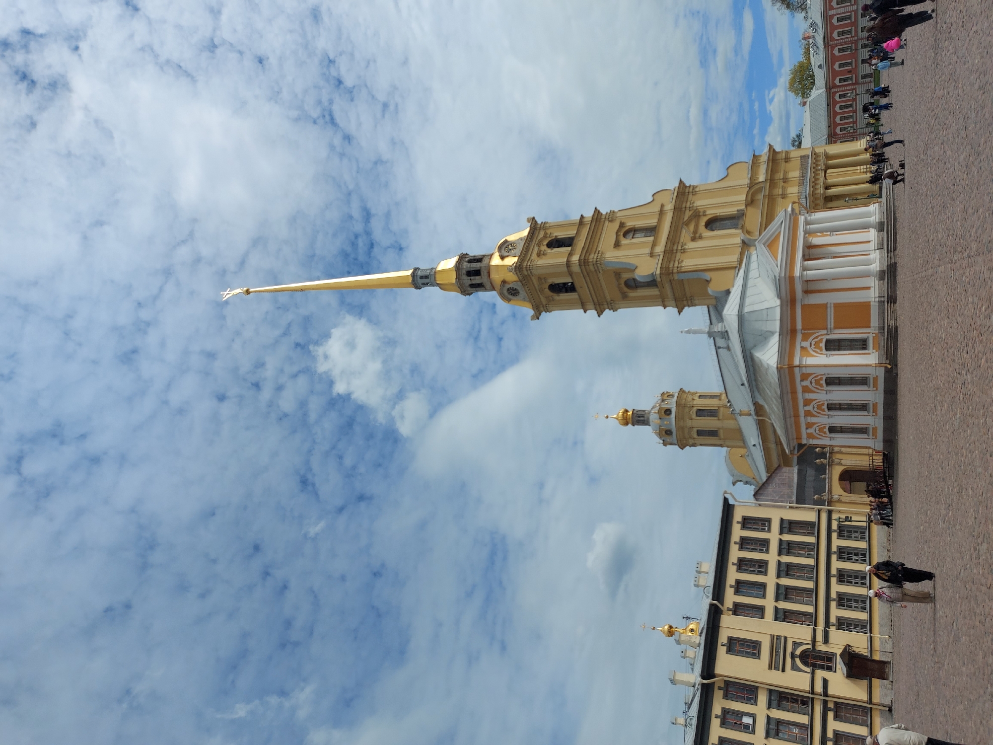 Tourist activity documented at Peter and Paul Fortress, Saint Petersburg